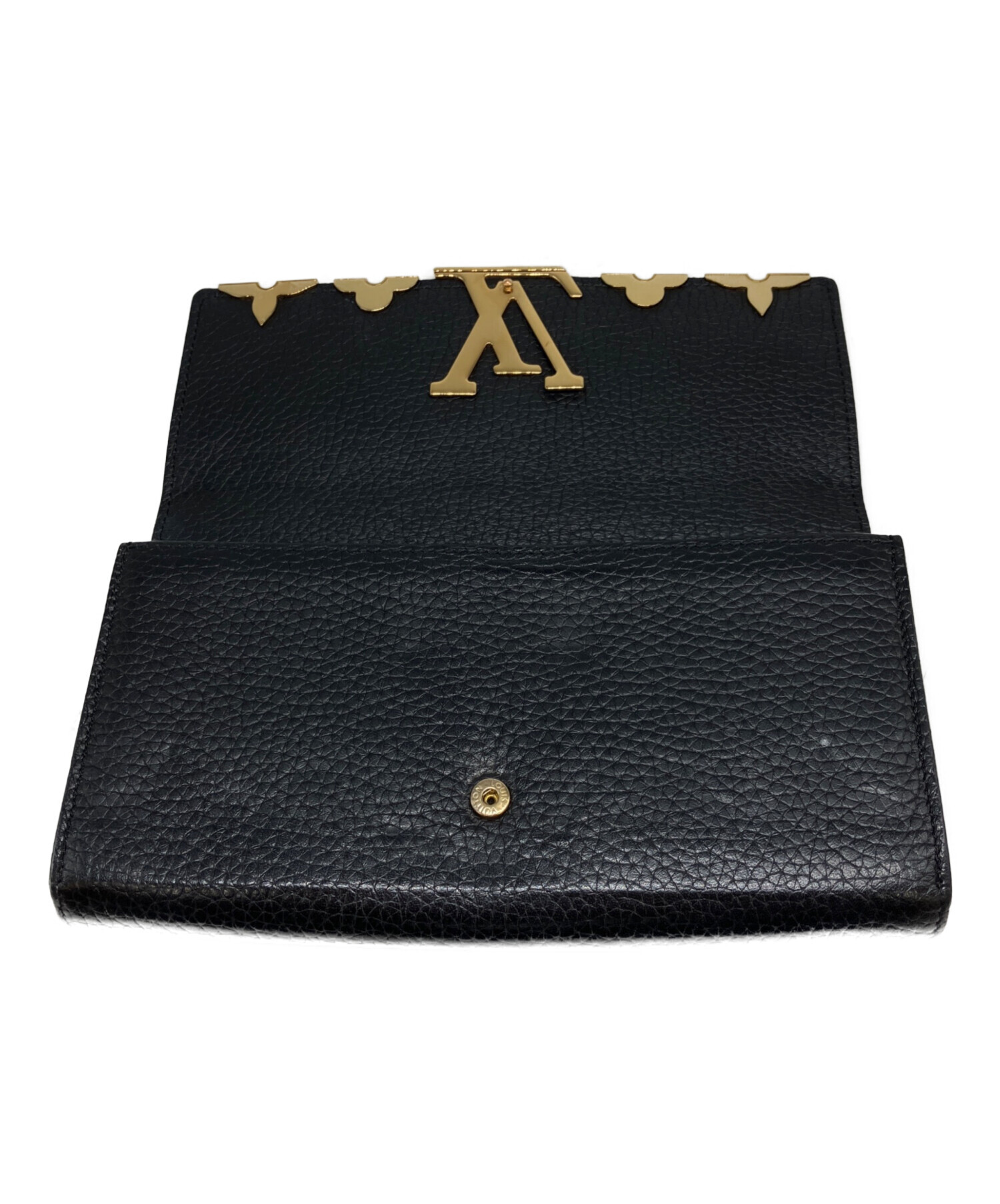 中古・古着通販】LOUIS VUITTON (ルイ ヴィトン) 長財布 ブラック