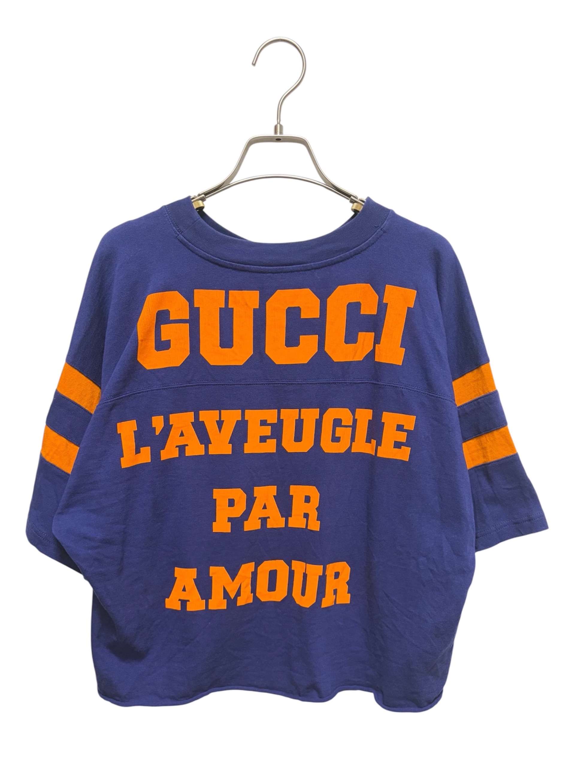 中古・古着通販】GUCCI (グッチ) 1921 L'Aveugle Par Amour ネイビー