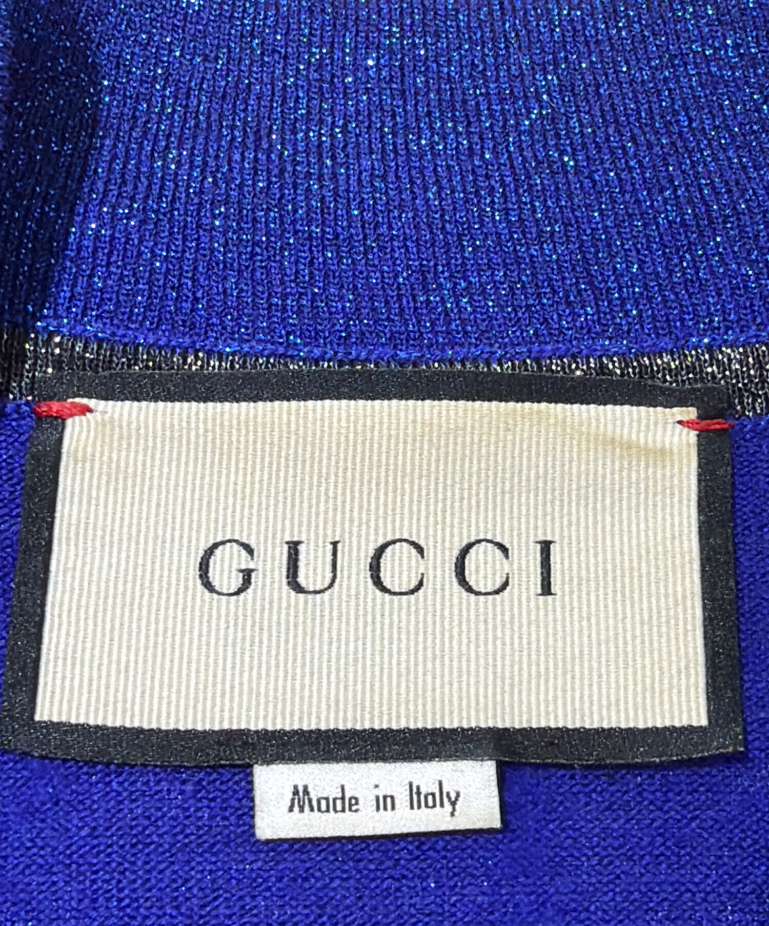 中古・古着通販】GUCCI (グッチ) GGラインウールラメボンバー 