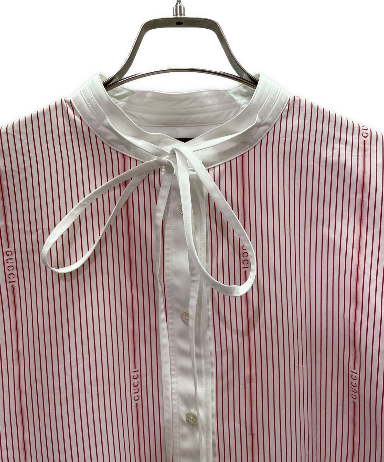 中古・古着通販】GUCCI (グッチ) Cotton Fil Coupé Shirt コットン