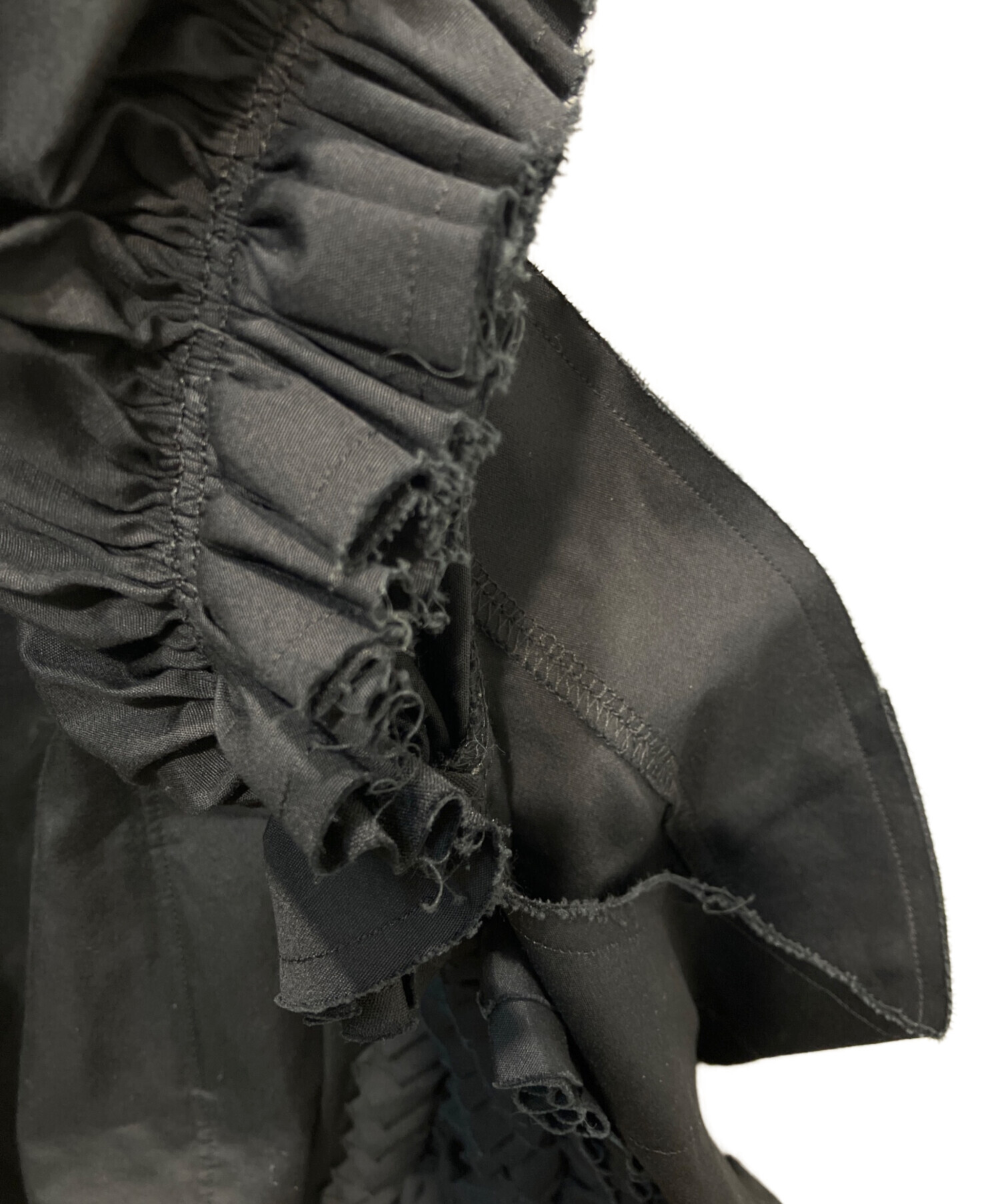 【美品】COMME des GARCONS 19年 袖フリル ブラウス シャツ 中古・古着通販】COMME des GARCONS (コムデギャルソン) フリル