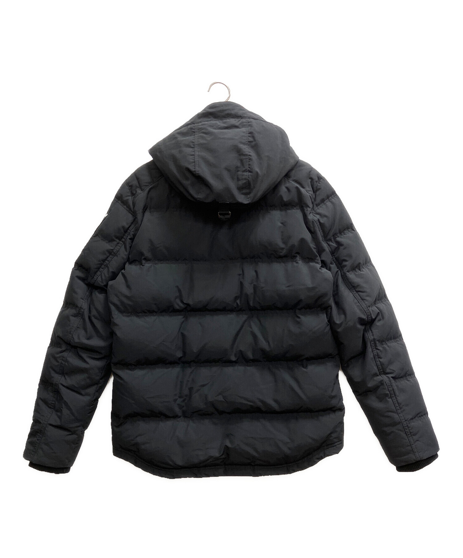 【3.20まで限定値下げ】ムースナックルズ 軽量ダウン Sサイズ ネイビー 中古・古着通販】MOOSE KNUCKLES (ムース ナックルズ) ダウン