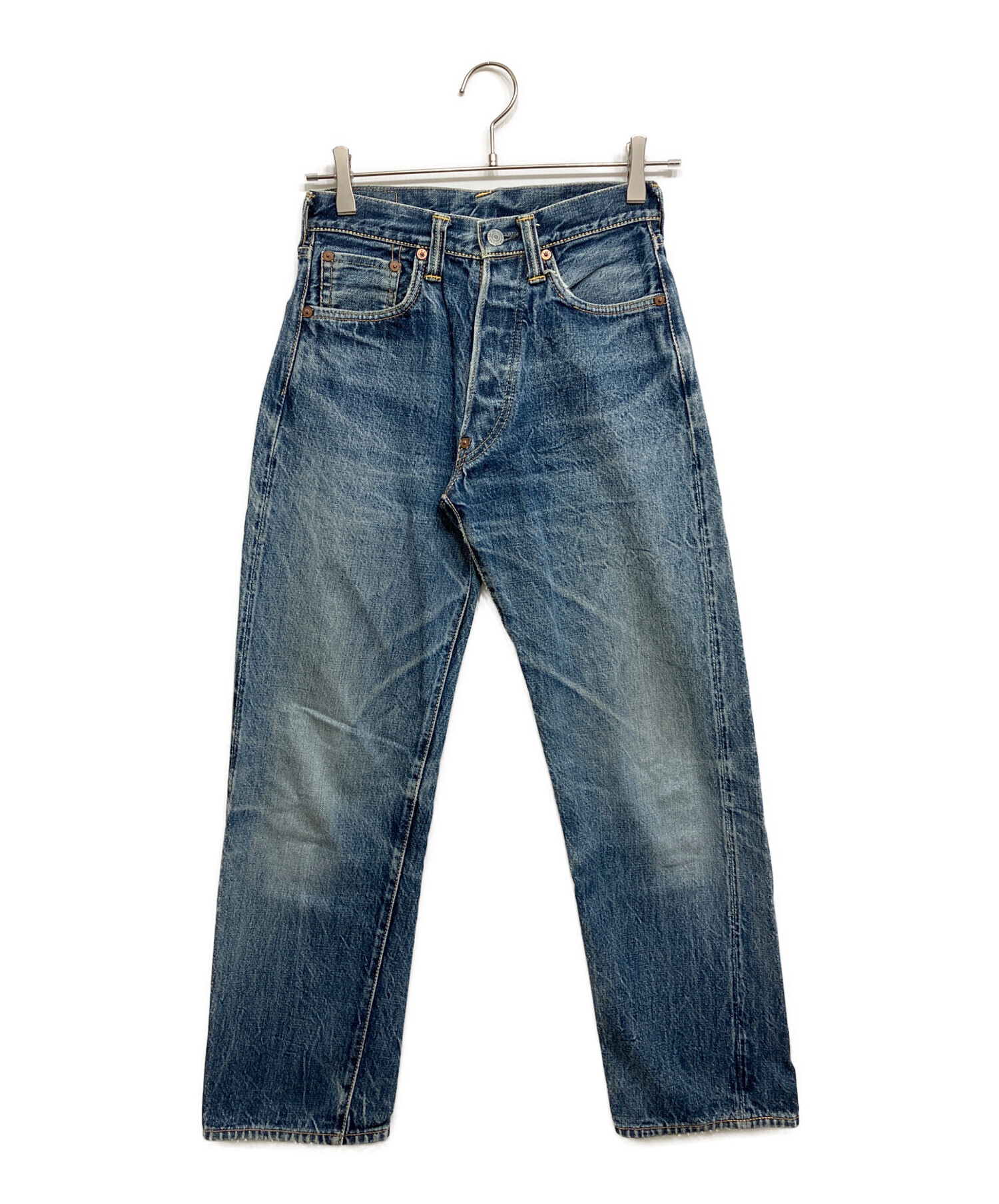 中古・古着通販】EVISU (エヴィス) デニムパンツ ブルー サイズ:29×35