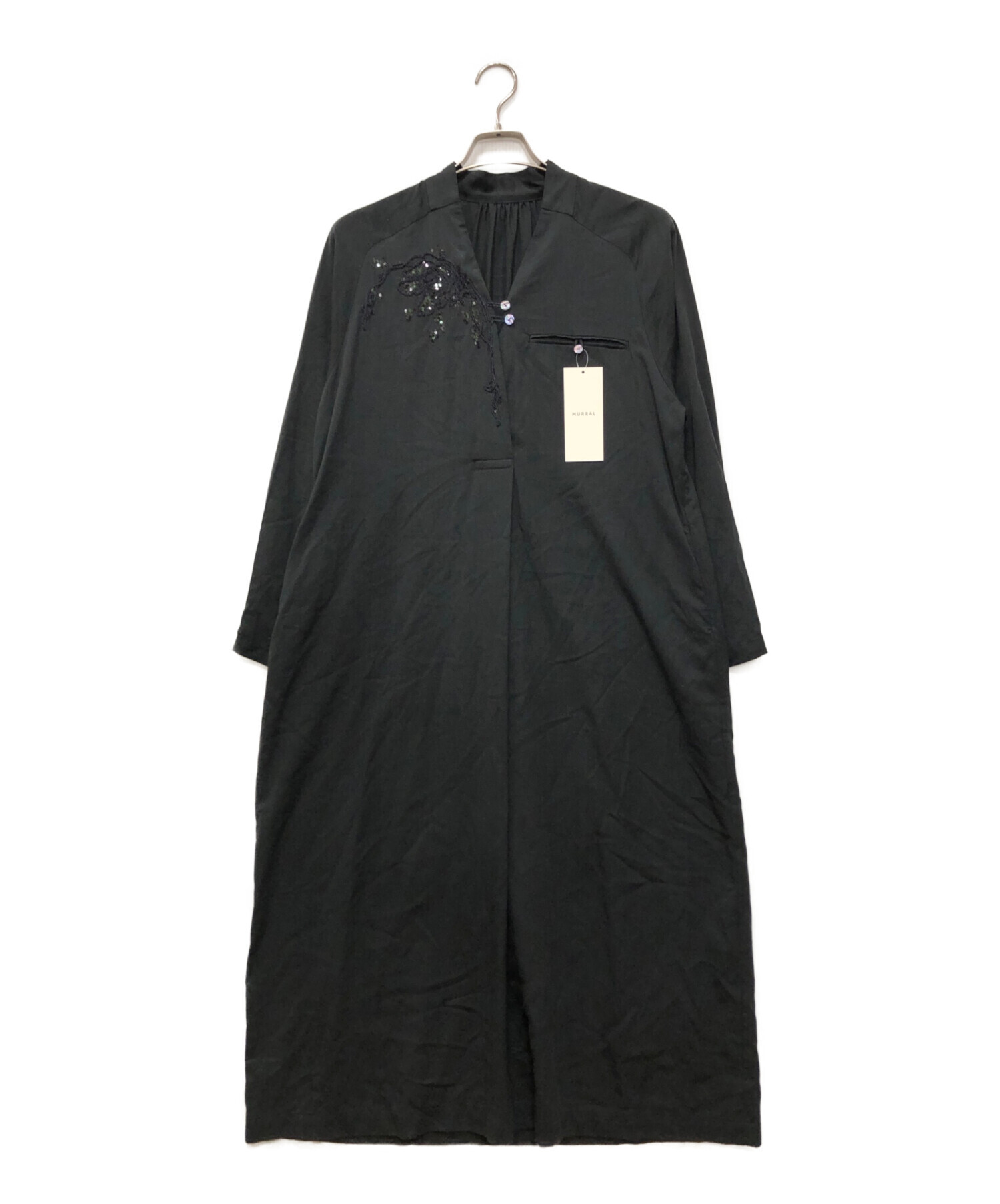 中古・古着通販】MURRAL (ミューラル) Veil embroidered dress 