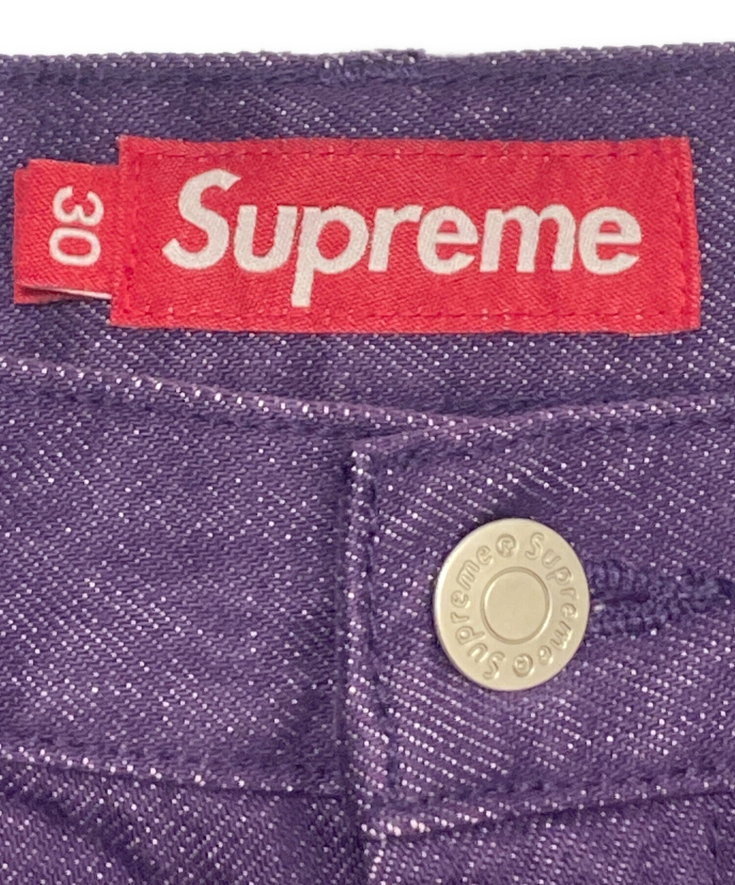 中古・古着通販】SUPREME (シュプリーム) Baggy Jean パープル サイズ 