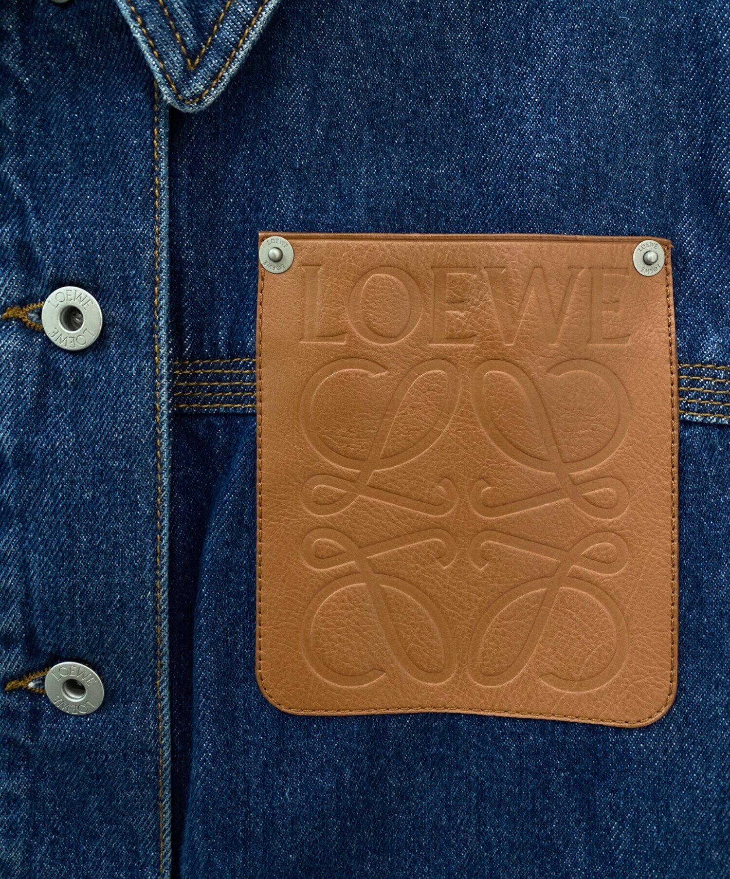 中古・古着通販】LOEWE (ロエベ) ワークウェア デニムジャケット