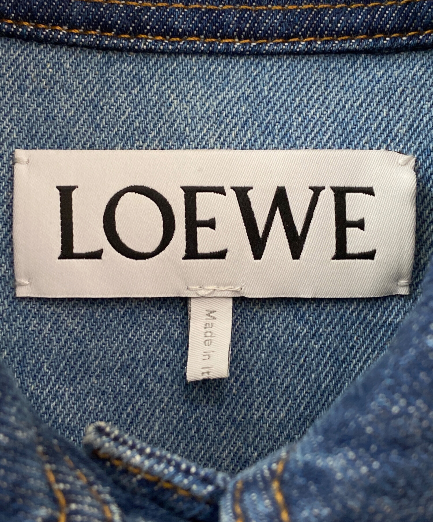 中古・古着通販】LOEWE (ロエベ) ワークウェア デニムジャケット