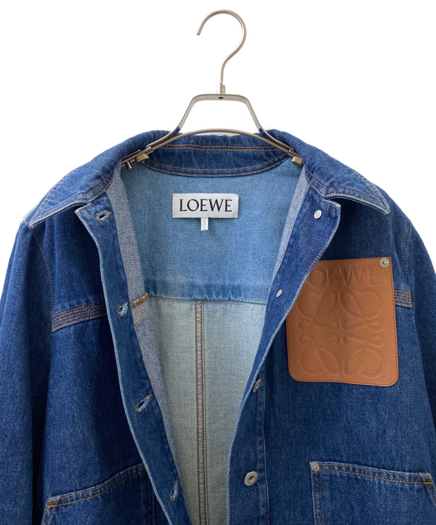LOEWE ロエベ デニム ワークジャケット ブルゾン 44 中古・古着通販】LOEWE (ロエベ) ワークウェア デニムジャケット