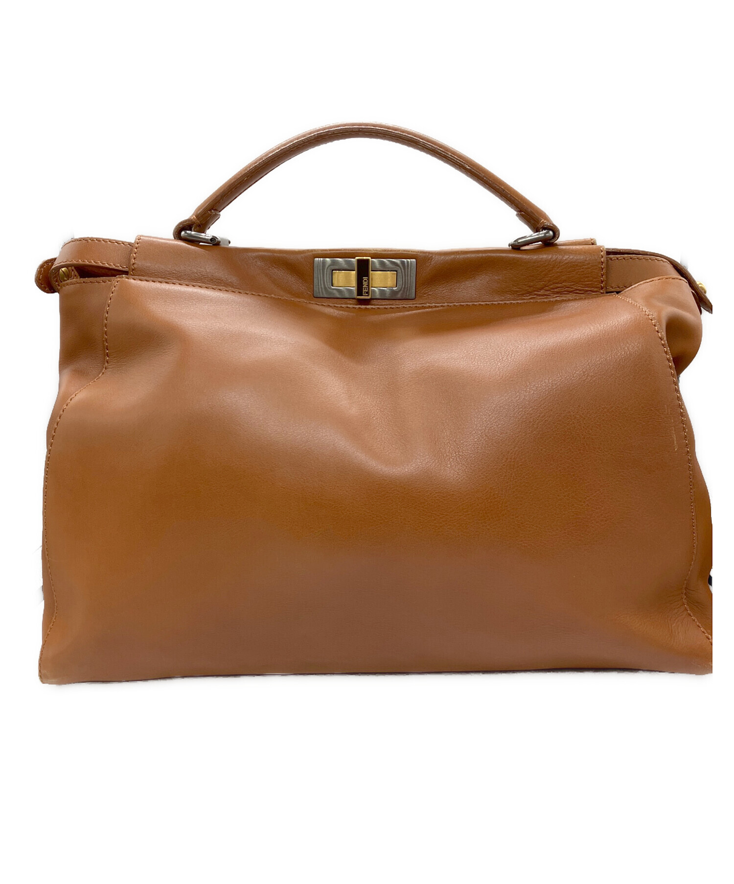 中古・古着通販】FENDI (フェンディ) 2WAYバッグ キャメル｜ブランド