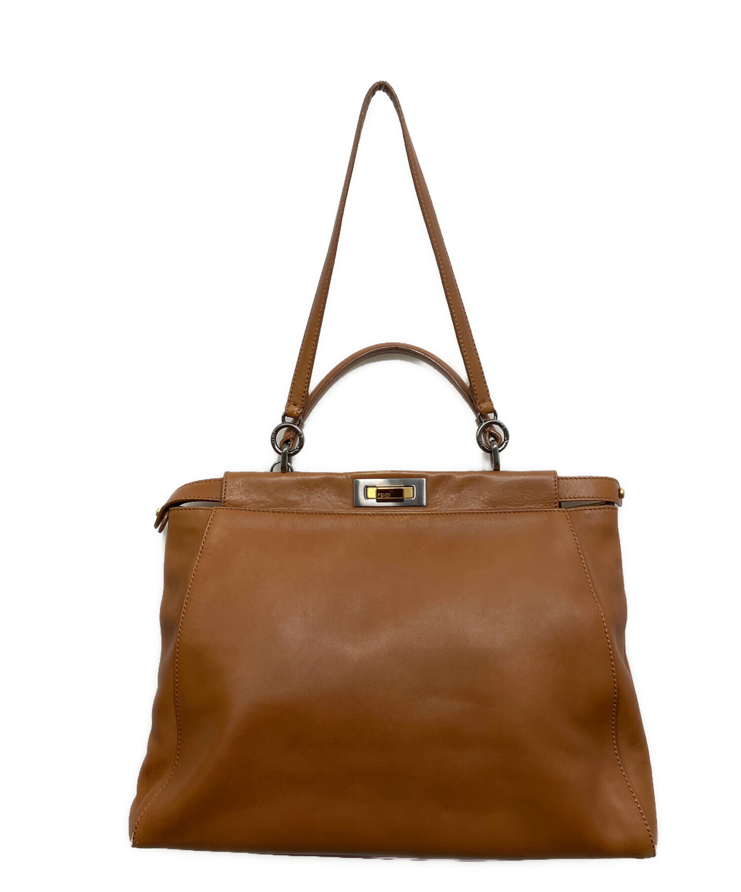中古・古着通販】FENDI (フェンディ) 2WAYバッグ キャメル｜ブランド