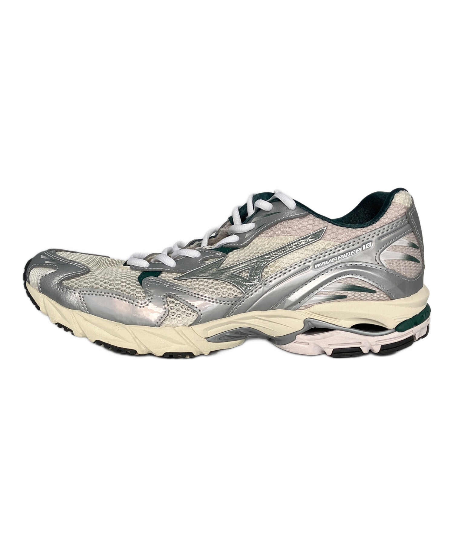 中古・古着通販】MIZUNO (ミズノ) WAVE RIDER 10 ホワイト×グリーン 