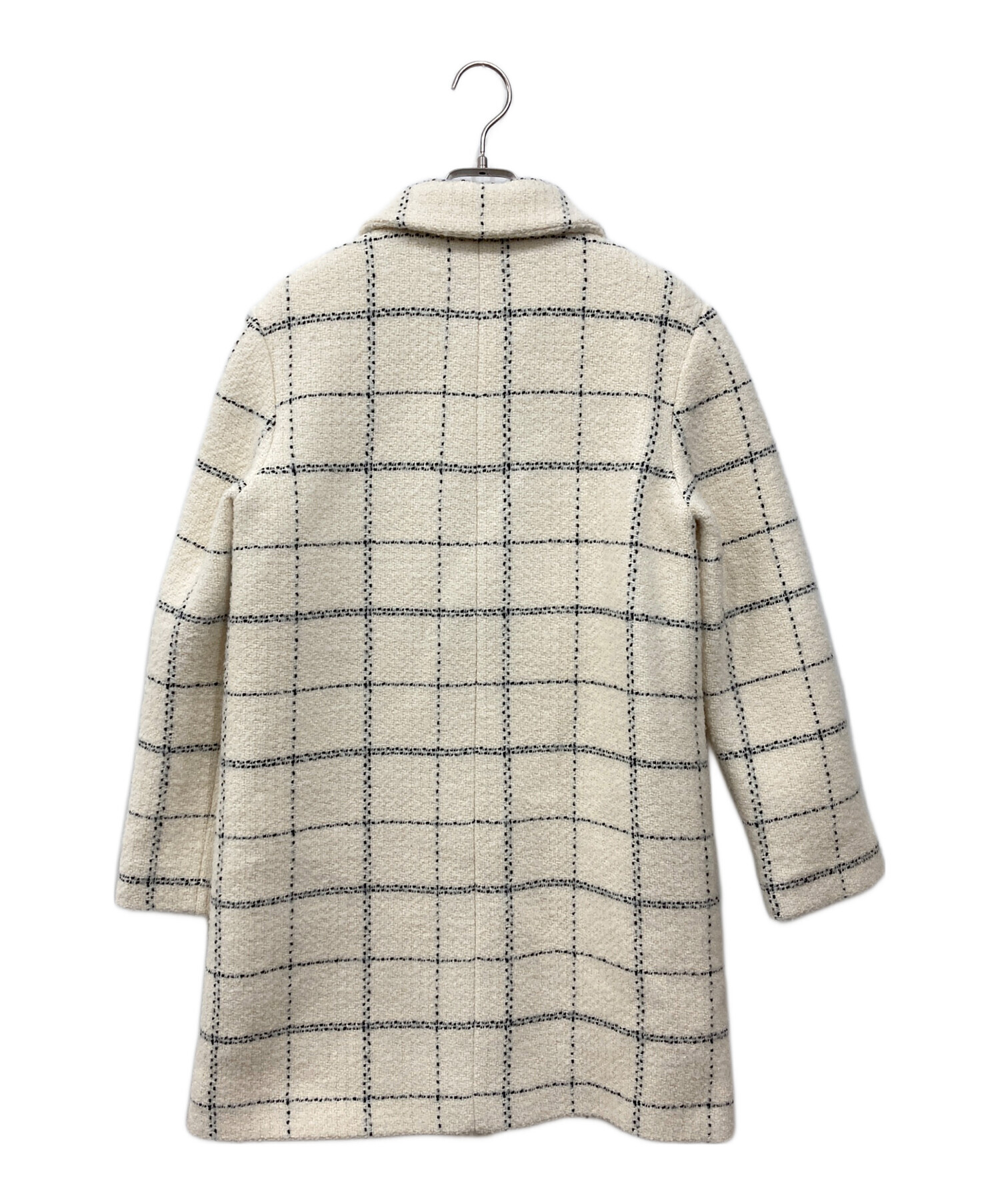 じゃんA.P.C ハリスツイード　ツイード・チェスターコート　グレー　S じゃんA.P.C ハリスツイード ツイード・チェスターコート グレー S