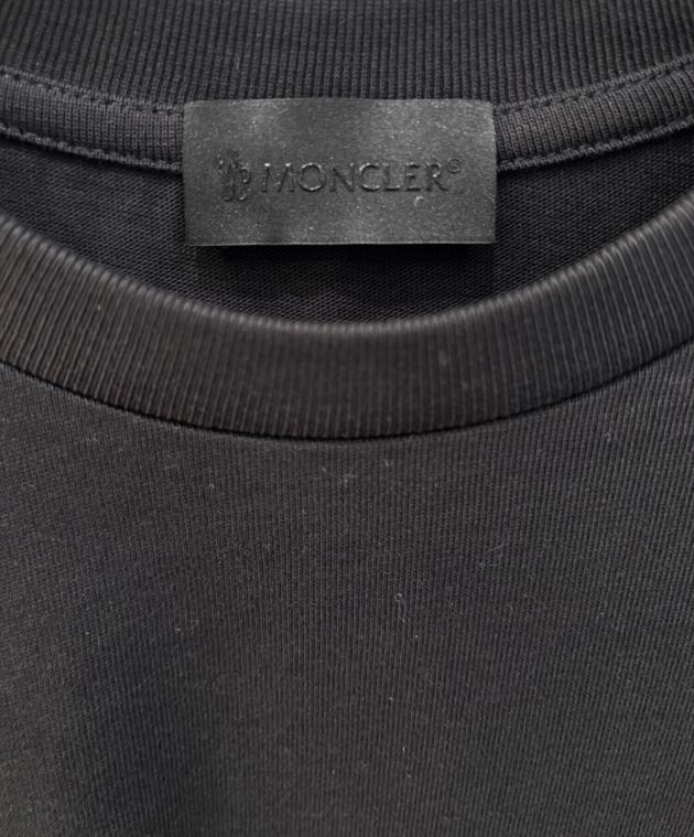 中古・古着通販】MONCLER (モンクレール) 切替Tシャツ ブラック サイズ