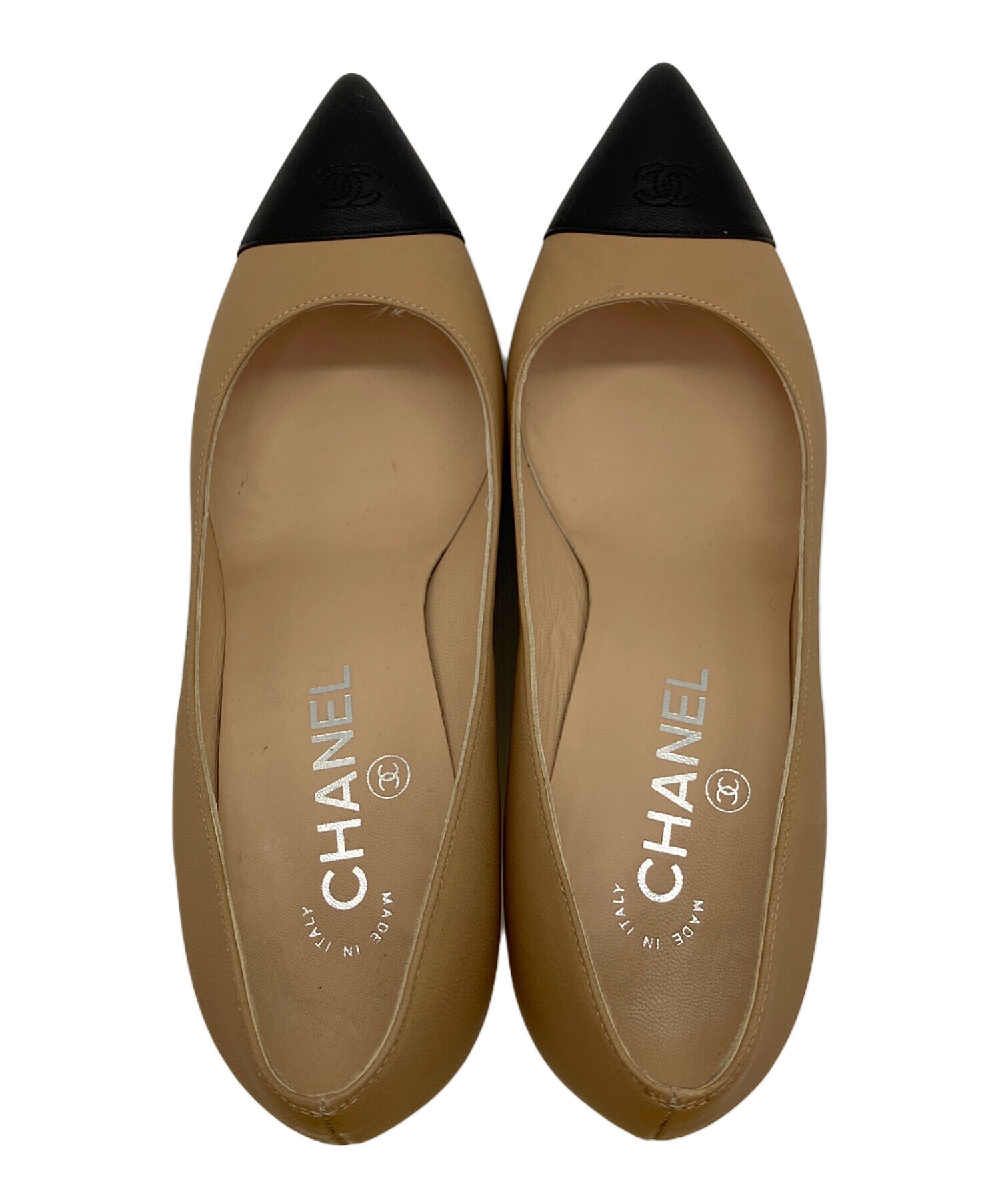 中古・古着通販】CHANEL (シャネル) ココマークチェーンウェッジソール