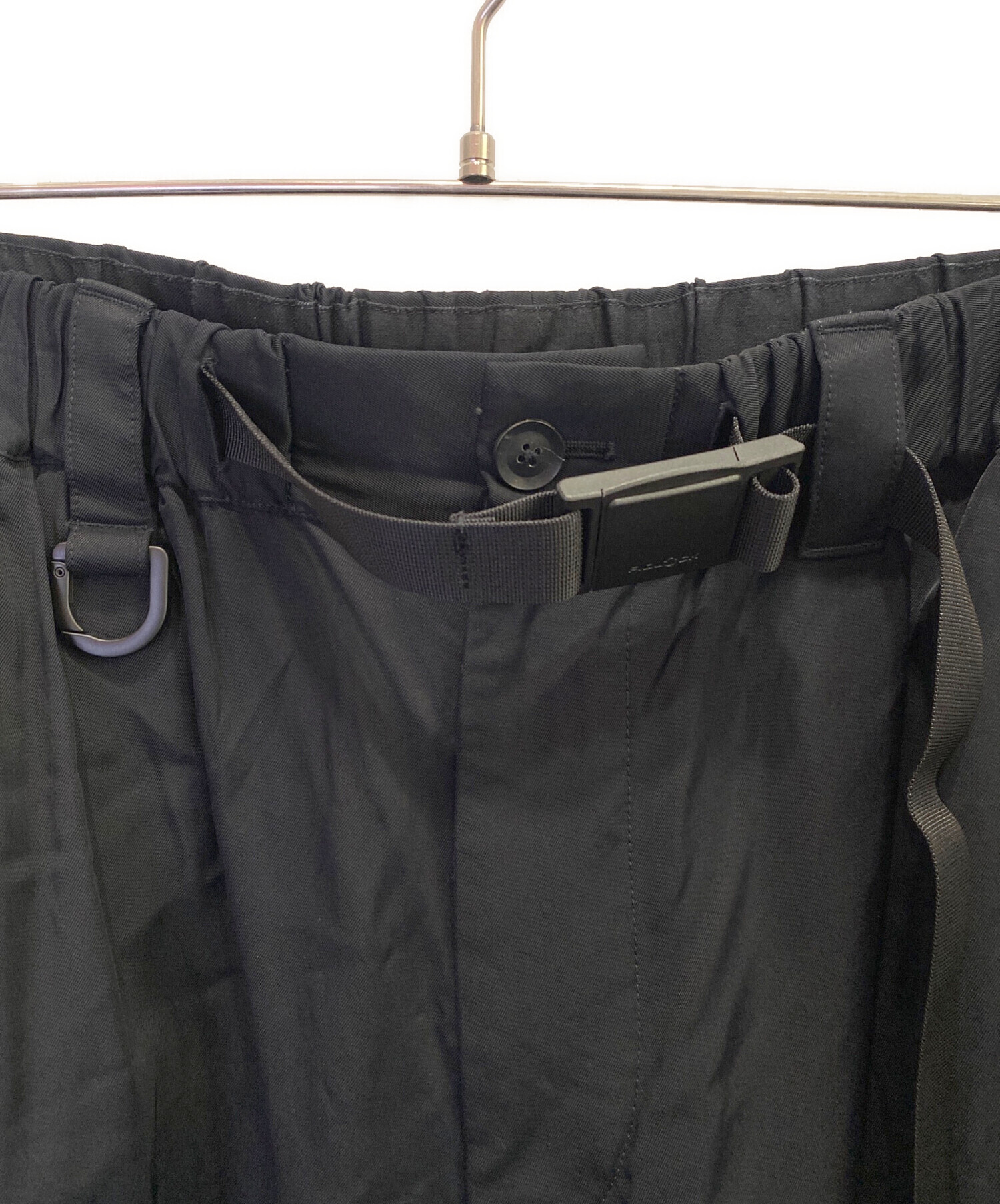 中古・古着通販】Y-3 (ワイスリー) レーヨンツイル カフ カーゴパンツ