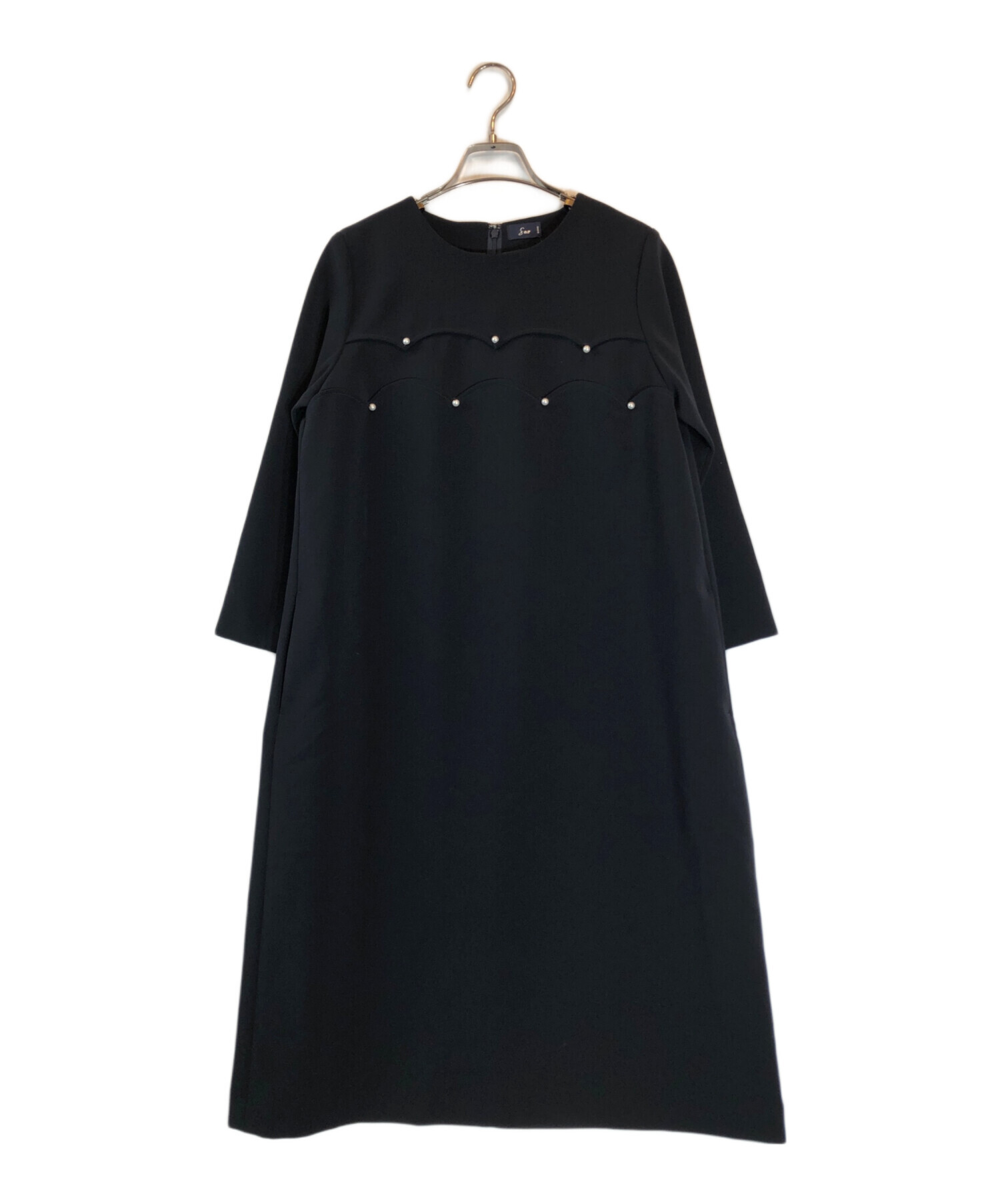 中古・古着通販】Sono (ソーノ) スカラパネル Aラインワンピース