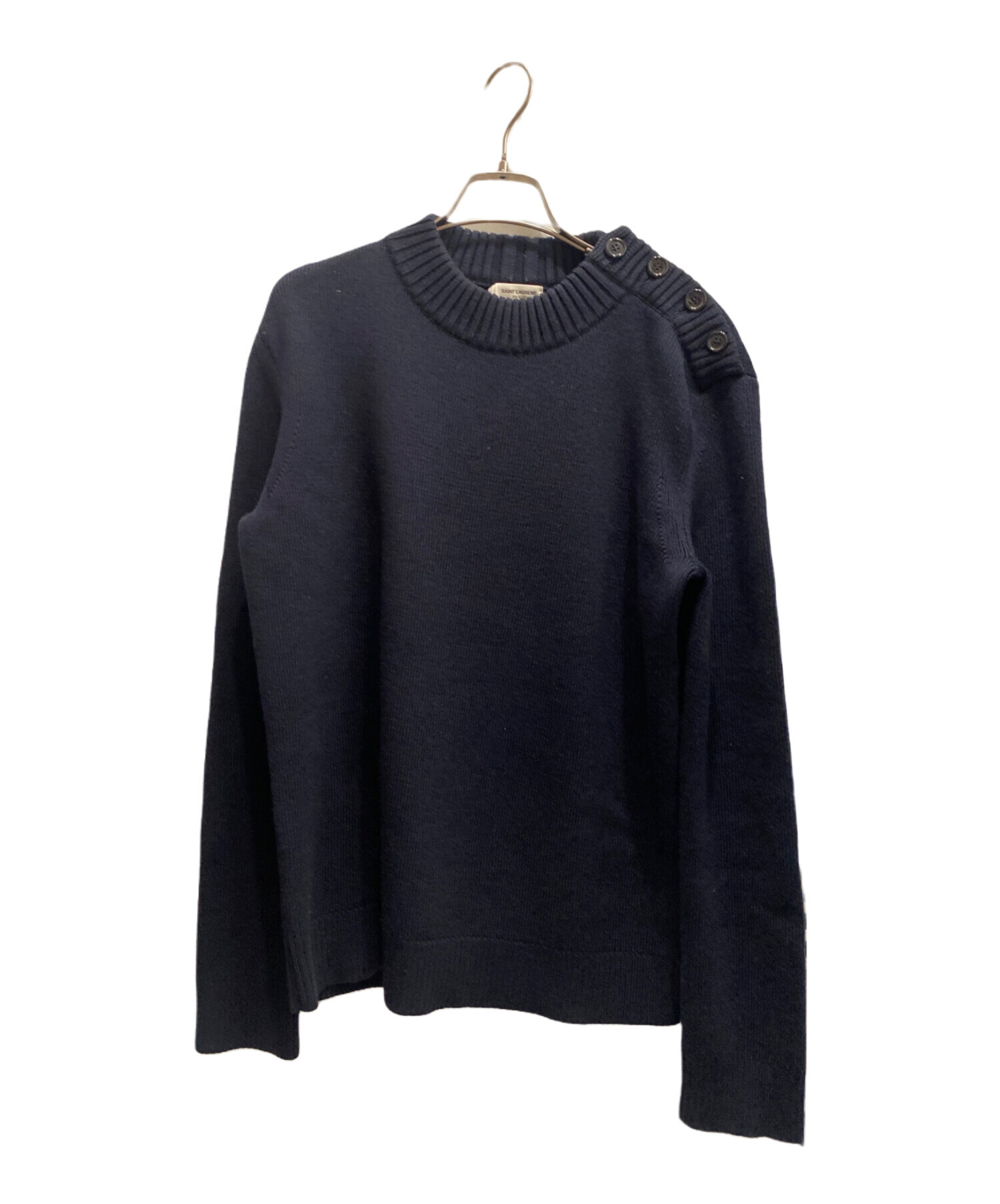 【SAINT LAURENT】 セーター 新品タグ付 中古・古着通販】Saint Laurent Paris (サンローランパリ) ショルダー