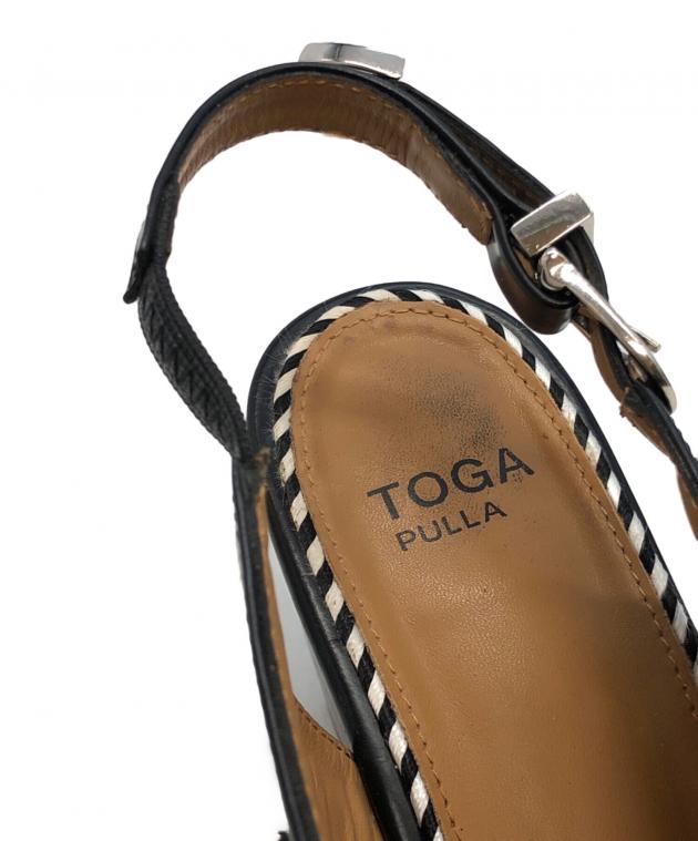 中古・古着通販】TOGA PULLA (トーガ プルラ) ミュール ブラック