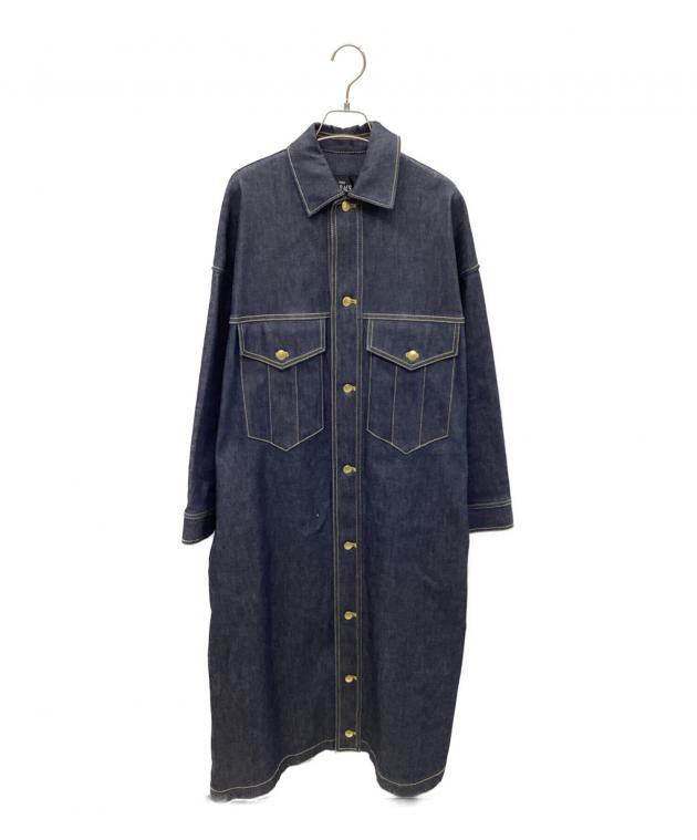 ザリラクス THE RERACS DENIM G-LONG デニム コート 中古・古着通販】THE RERACS (ザ リラクス) DENIM G-LONG インディゴ