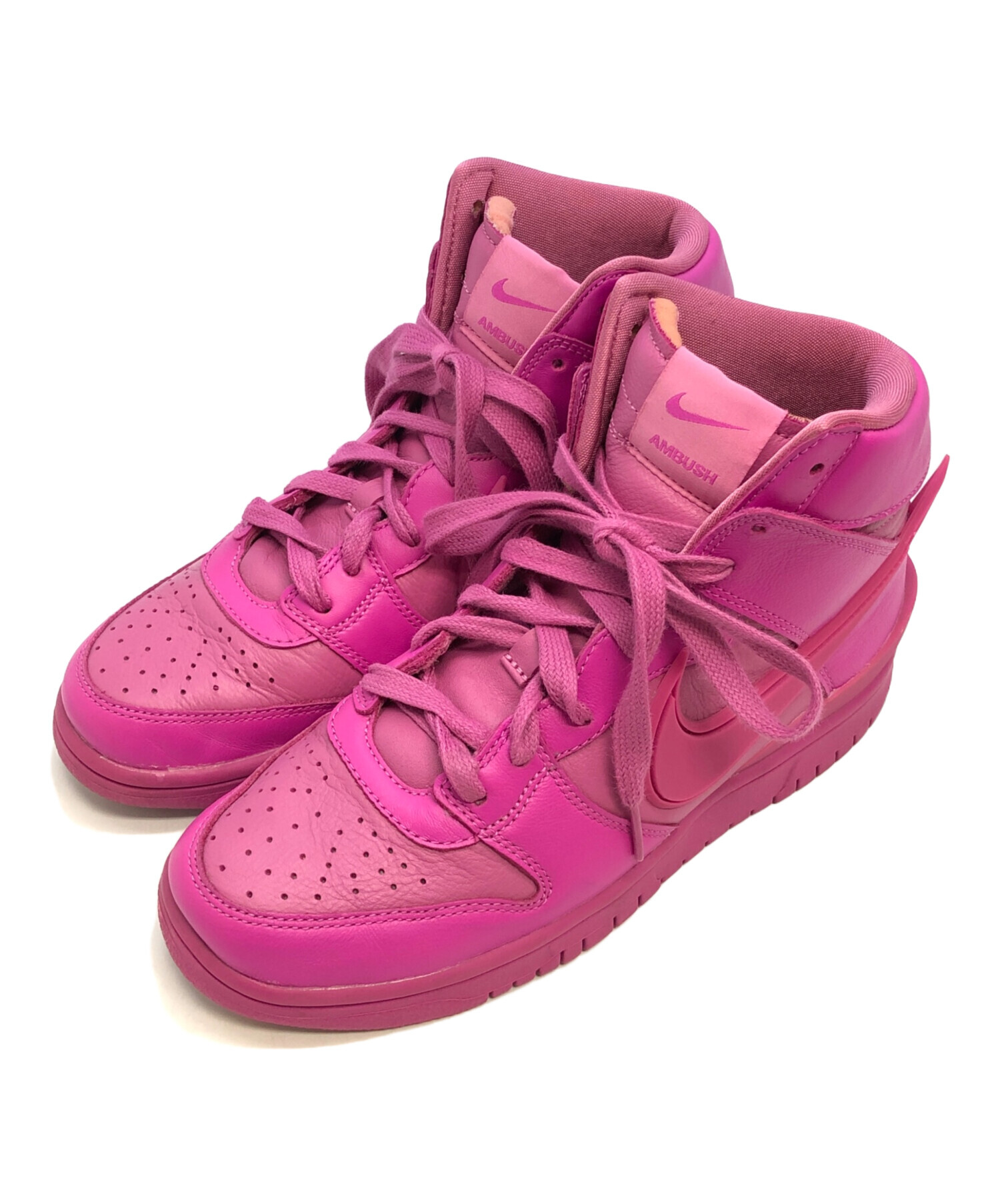 中古・古着通販】NIKE (ナイキ) ハイカットスニーカー ピンク サイズ