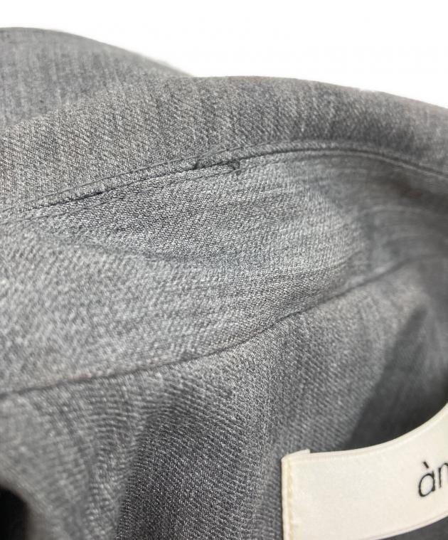 中古・古着通販】anuke (アンヌーク) Twill Over Jacket グレー サイズ