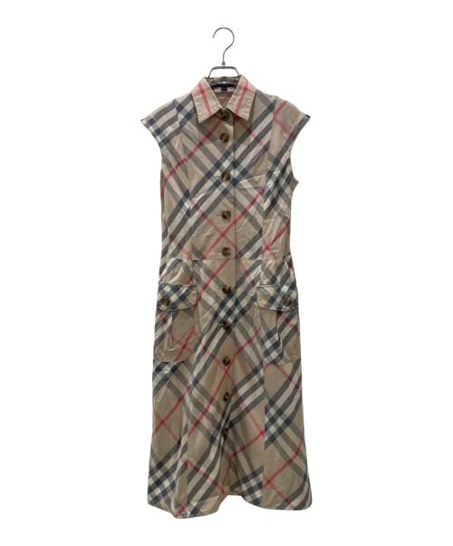 【タグ付き✨】バーバリーロンドン　シルク100% シャツワンピース　ベルト　38 中古・古着通販】BURBERRY LONDON (バーバリーロンドン) シャツ