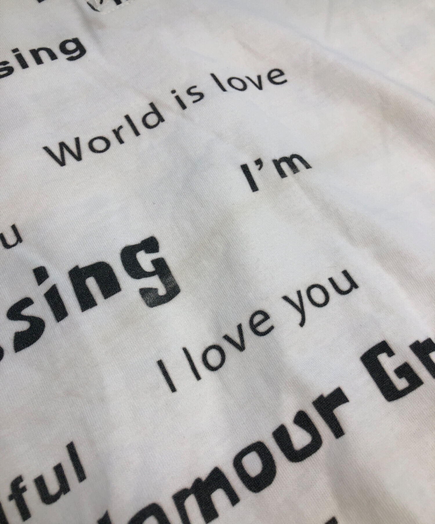 中古・古着通販】Praying (プレイング) World Is Love Womens Polo