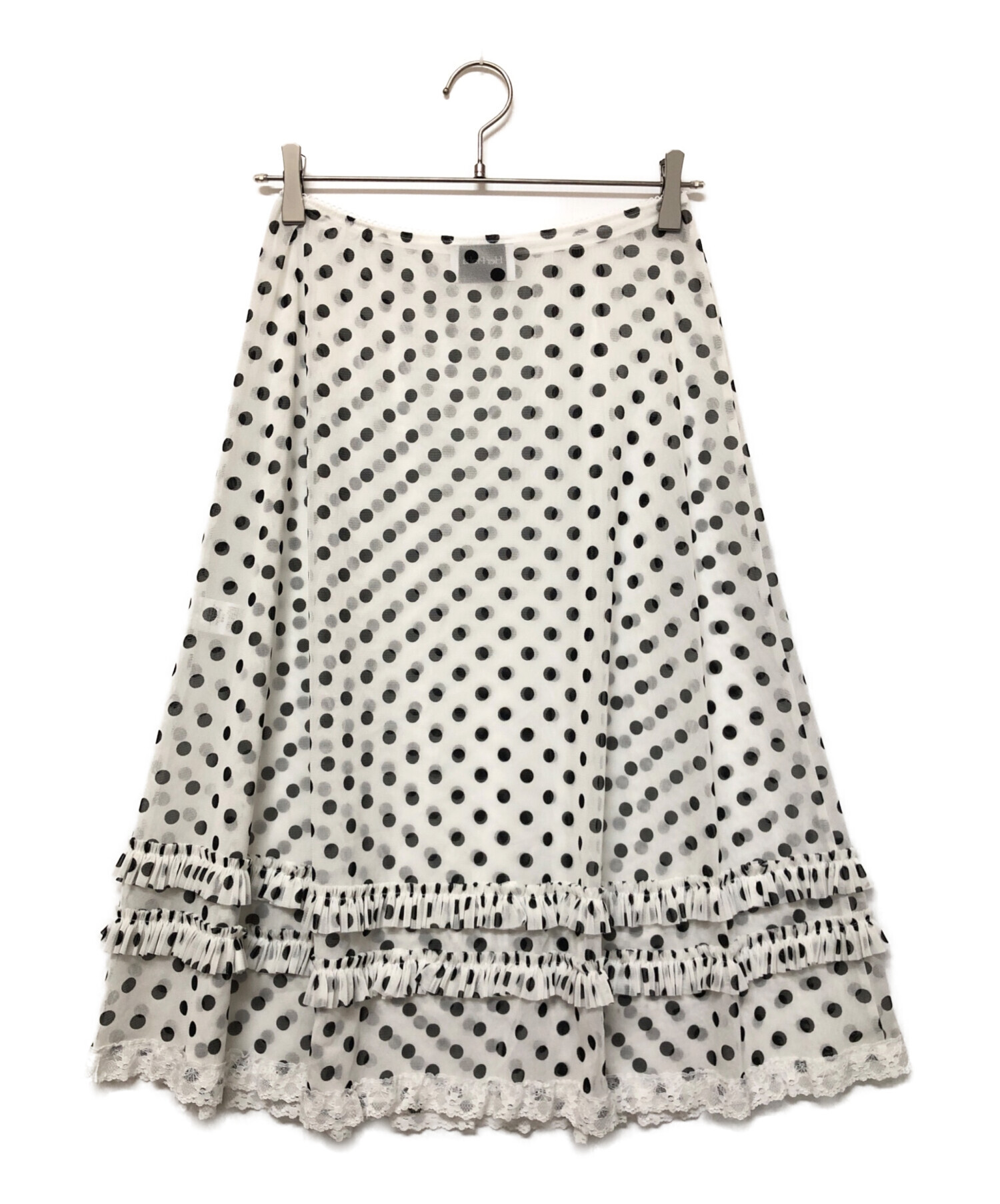 litmus Her praha スカート 中古・古着通販】Her Praha (ハープラハ) Lingerie skirt ホワイト
