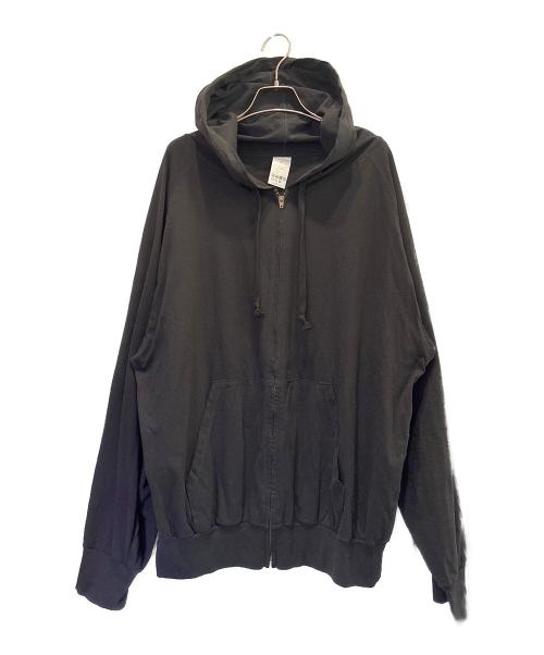 comoli ジャージ　ジップパーカー 中古・古着通販】COMOLI (コモリ) ジャージ ジップパーカー ブラック