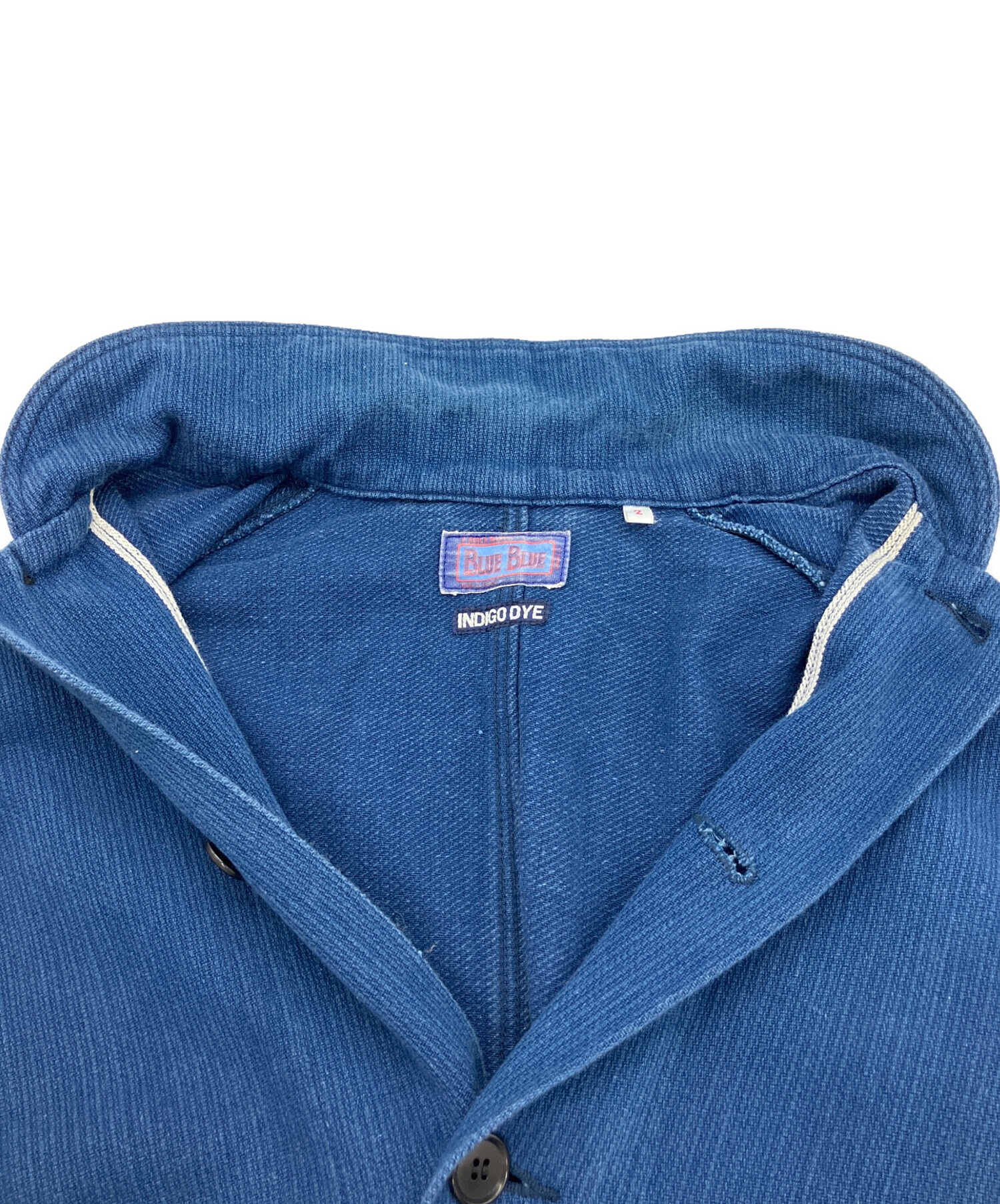 中古・古着通販】BLUE BLUE (ブルーブルー) インディゴ染め刺し子