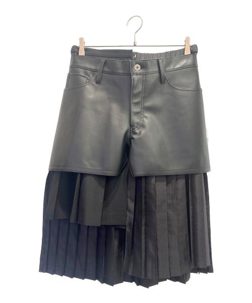 ジュンヤワタナベ　レザー　スカート　アーカイブ　2020〜2021 中古・古着通販】JUNYA WATANABE (ジュンヤワタナベ) フェイクレザー