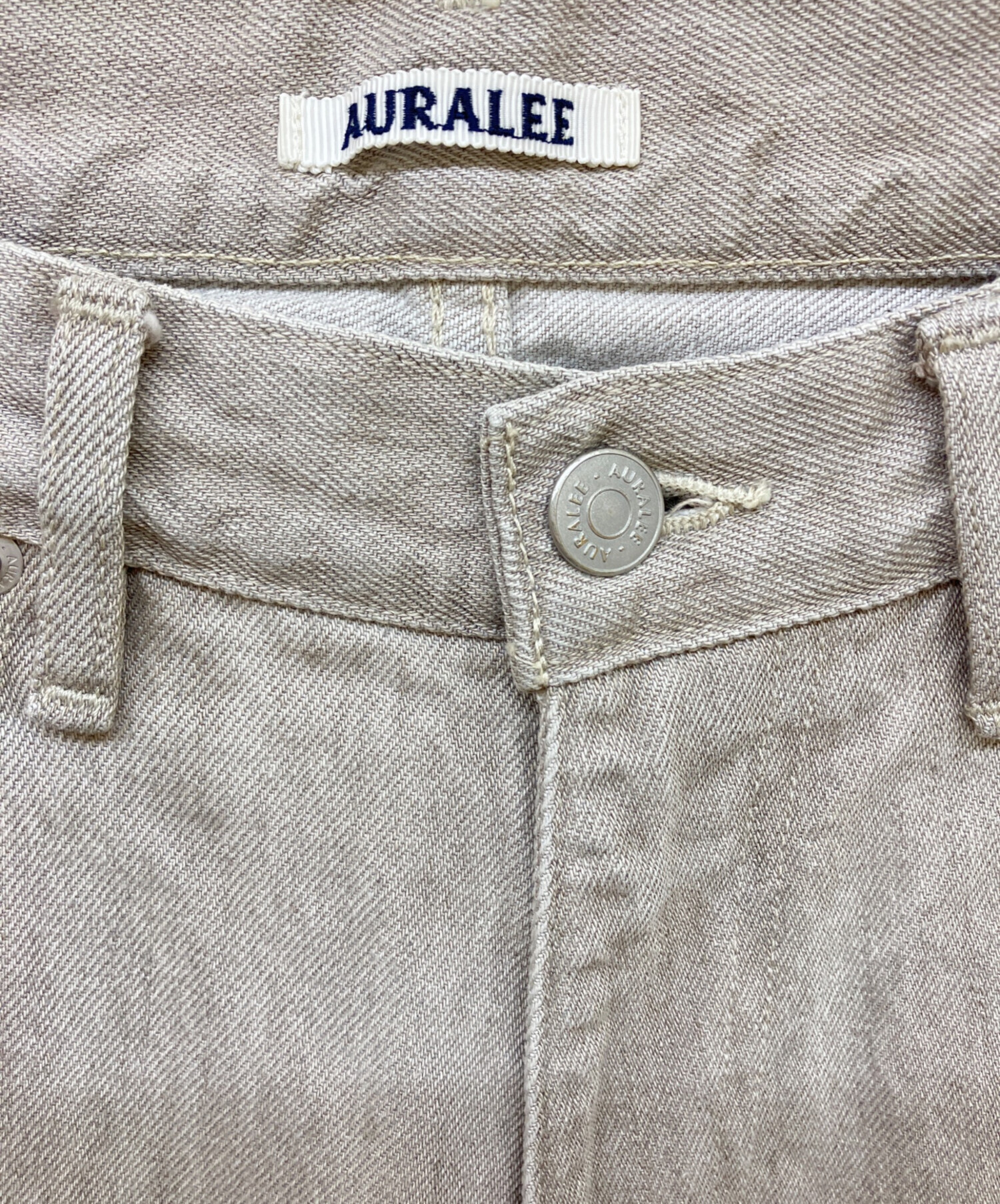 中古・古着通販】AURALEE (オーラリー) FADED HARD TWIST BROWN DENIM