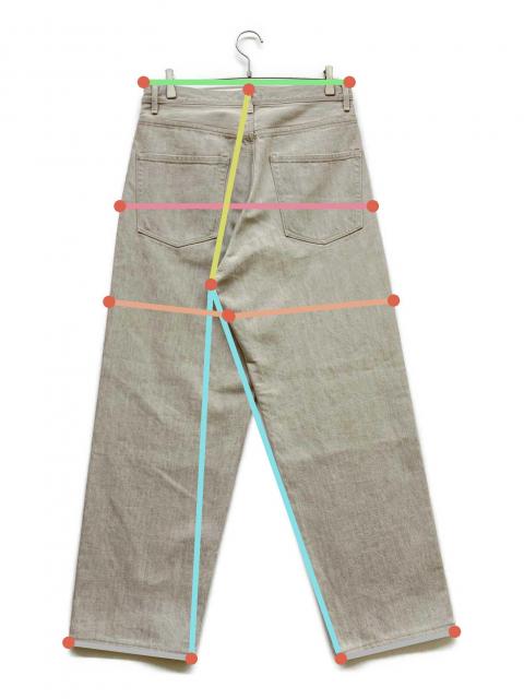 中古・古着通販】AURALEE (オーラリー) FADED HARD TWIST BROWN DENIM