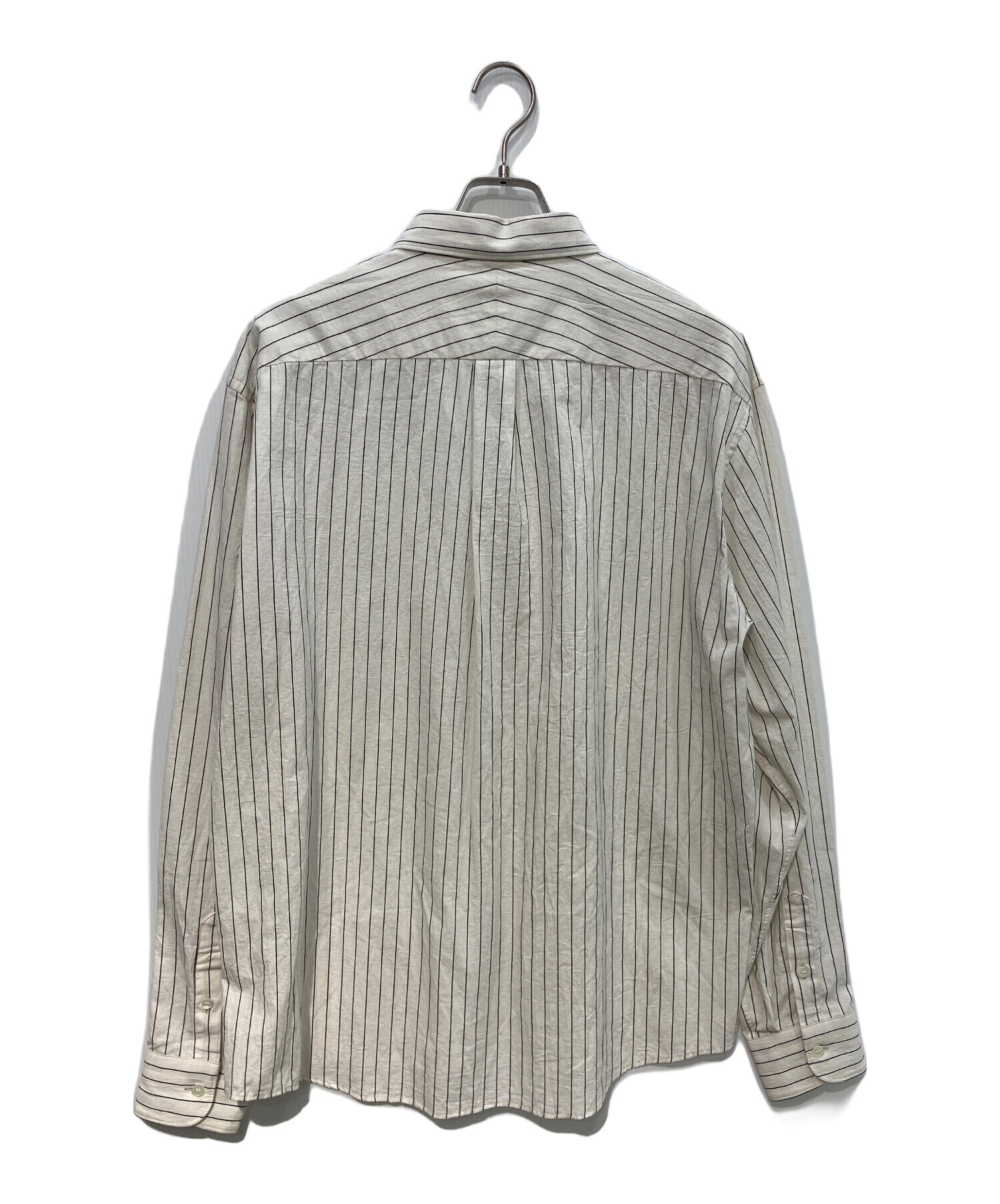 中古・古着通販】OVY (オヴィー) Cotton Linen Stripe Relax Shirts