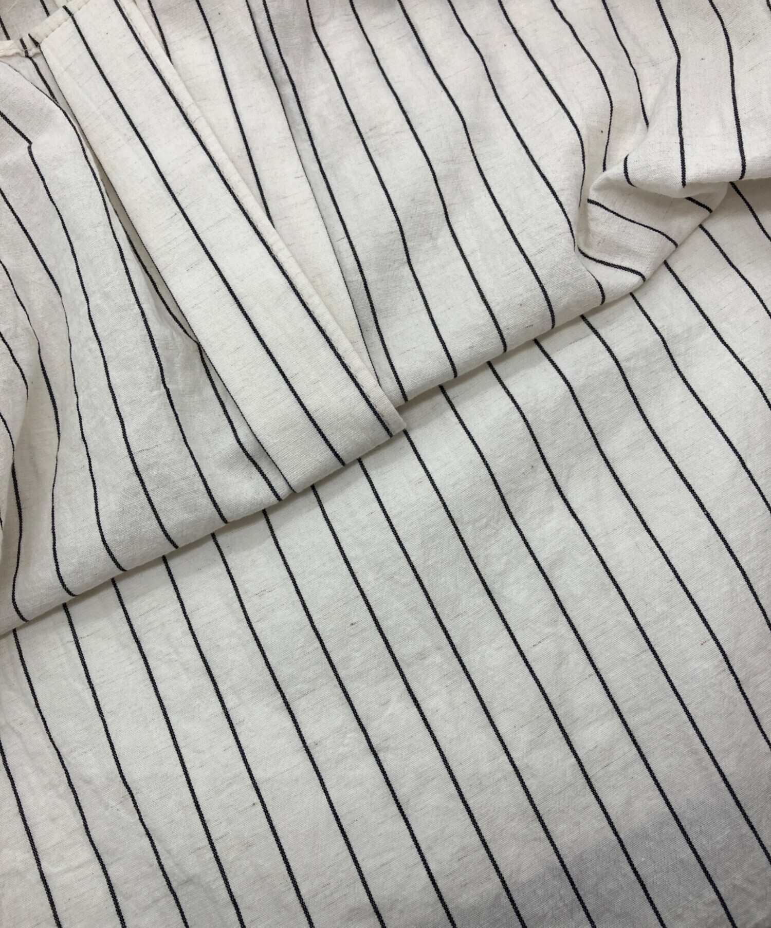 中古・古着通販】OVY (オヴィー) Cotton Linen Stripe Relax Shirts