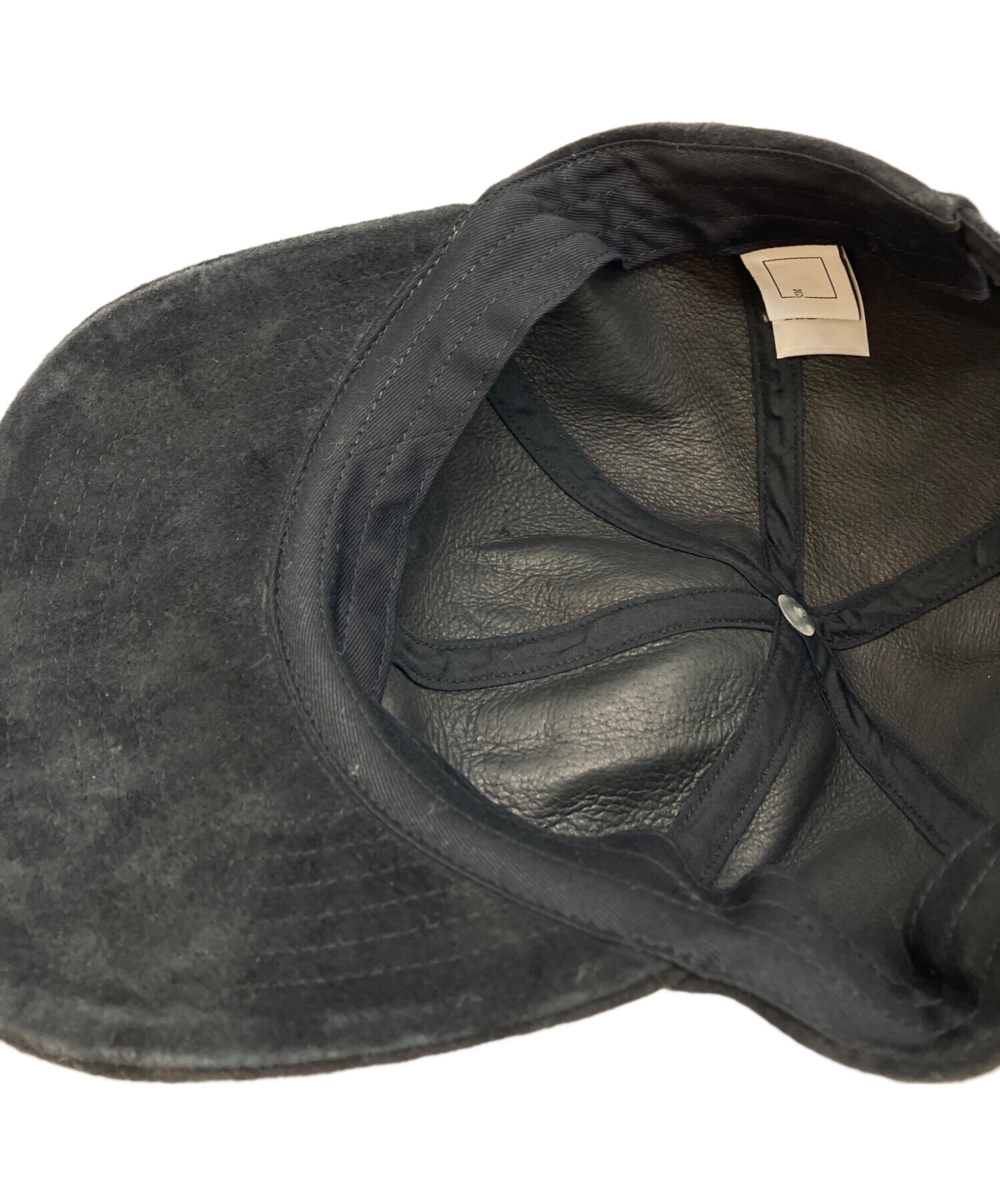 中古・古着通販】DECI (デシ) Suede 6panel Cap ブラック｜ブランド
