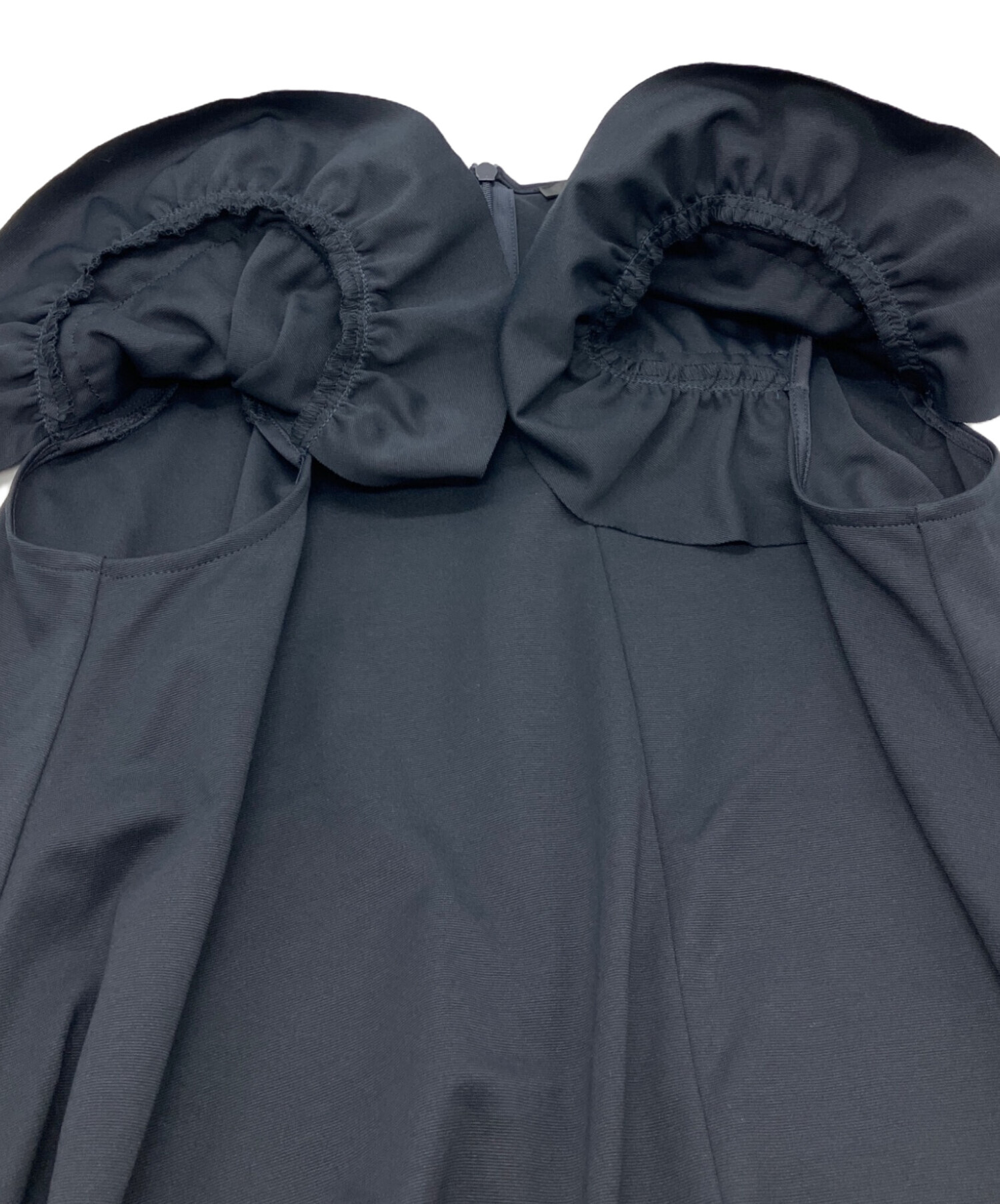 中古・古着通販】M-premierBLACK (エムプルミエブラック) フリル 