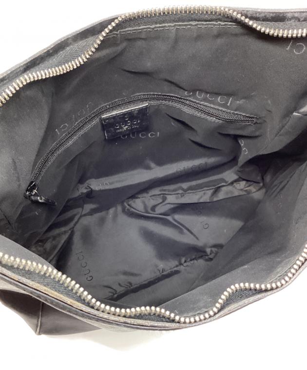 中古・古着通販】GUCCI (グッチ) ワンショルダーバッグ ブラック