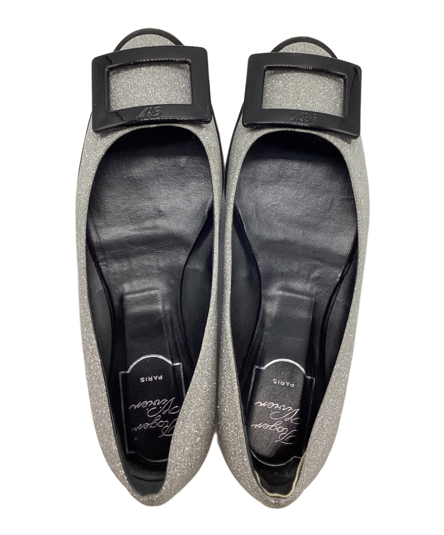 中古・古着通販】Roger Vivier (ロジェ ヴィヴィエ) グリッター バレエ