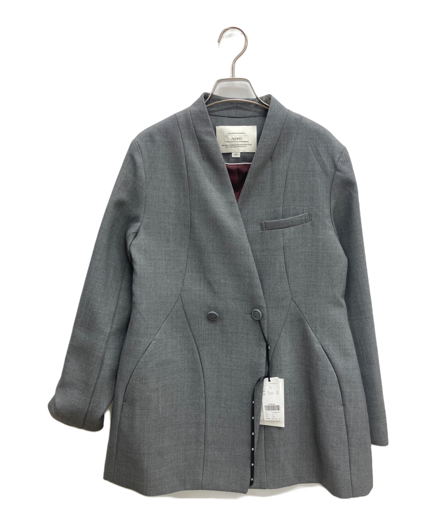新品★ WAVE SWITCHING CONSTRUCTIVE JACKET 中古・古着通販】AMERI (アメリ) WAVE SWITCHING CONSTRUCTIVE JACKET