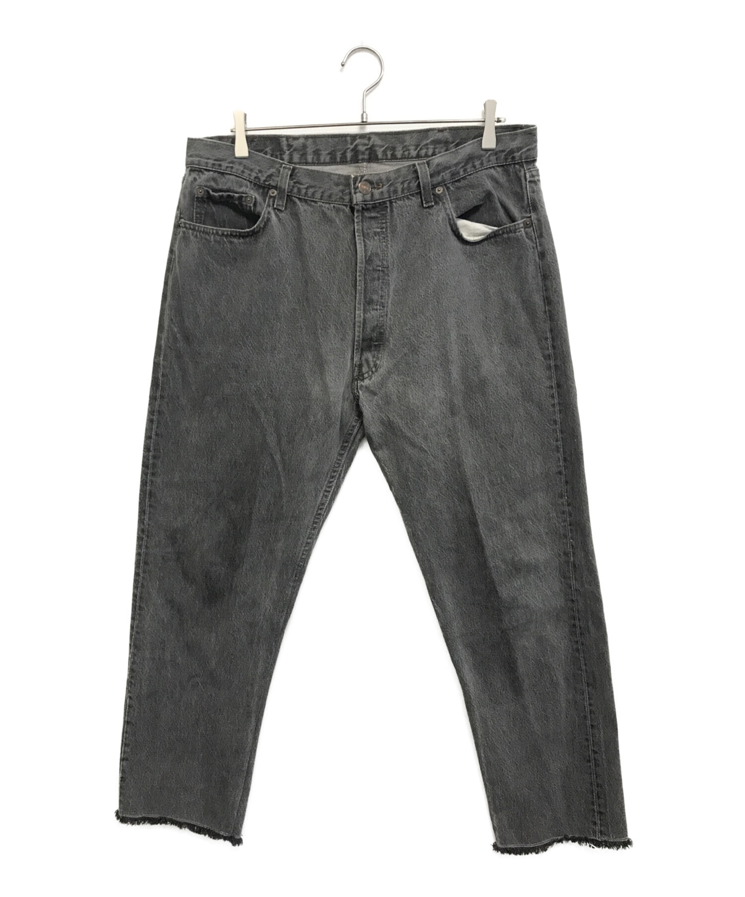 激レア Levi's 501 先染めブラックデニム W38 L34 中古・古着通販】LEVI'S (リーバイス) 先染め501デニムパンツ ブラック