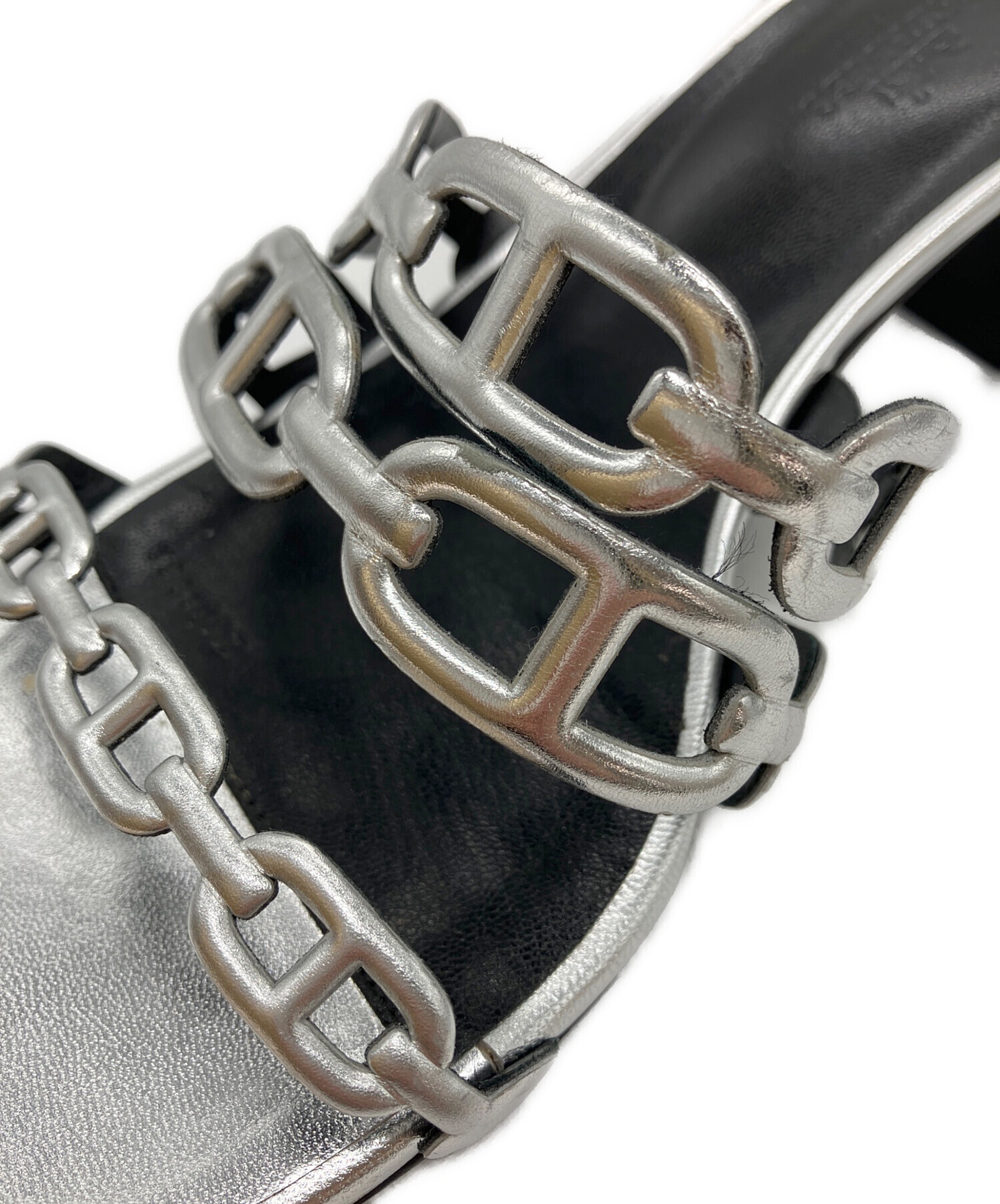 中古・古着通販】HERMES (エルメス) シェーヌダンクルサンダル