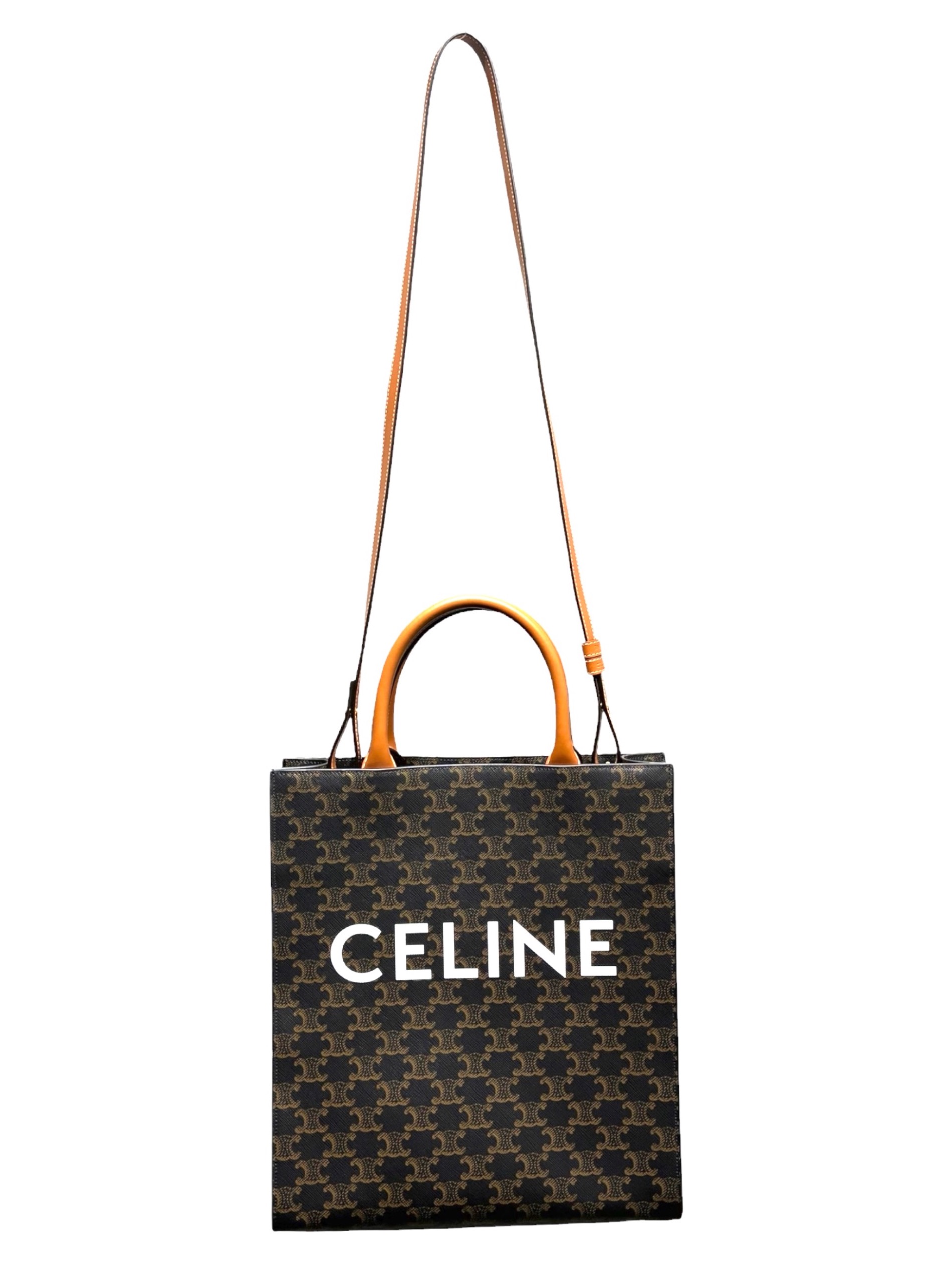 中古・古着通販】CELINE (セリーヌ) スモールバーティカルカバ 中古・古着通販】CELINE (セリーヌ) スモールバーティカルカバ