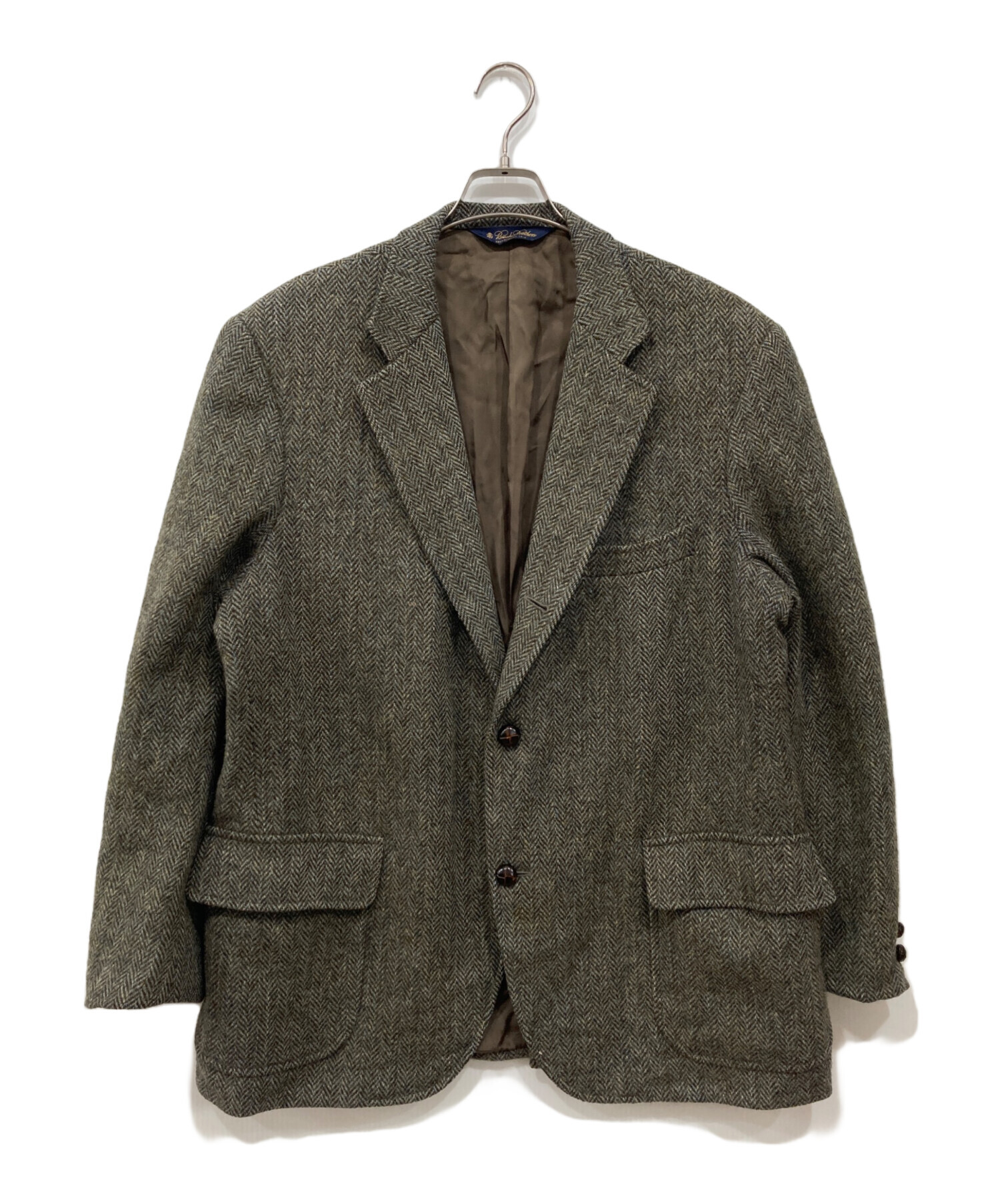 Brooks brothers ツイード ヘリンボーン テーラードジャケット 中古・古着通販】BROOKS BROTHERS (ブルックスブラザーズ) Harris