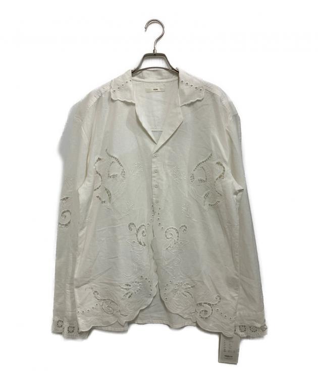 中古・古着通販】anuke (アンヌーク) Cutwork Opencollar Shirts