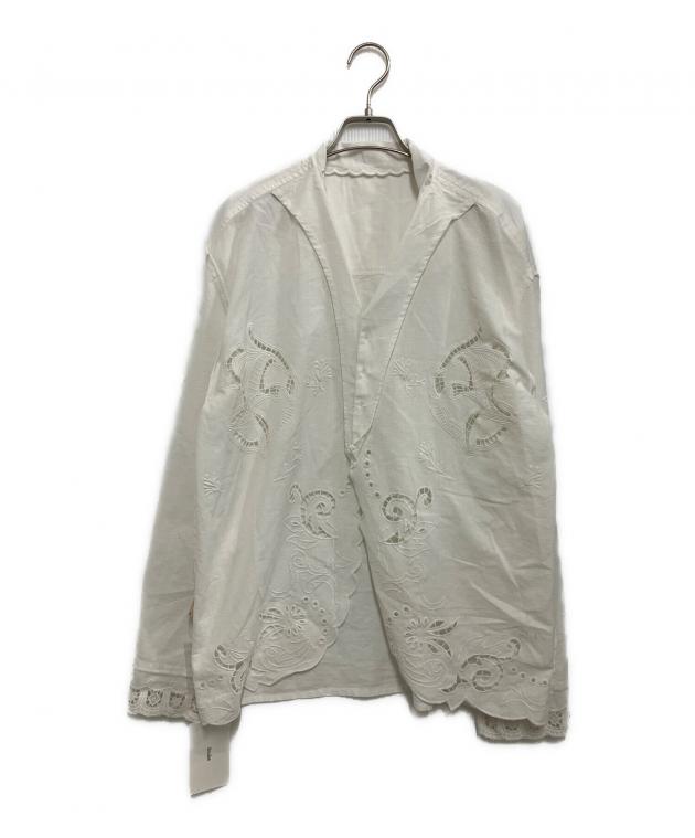 中古・古着通販】anuke (アンヌーク) Cutwork Opencollar Shirts