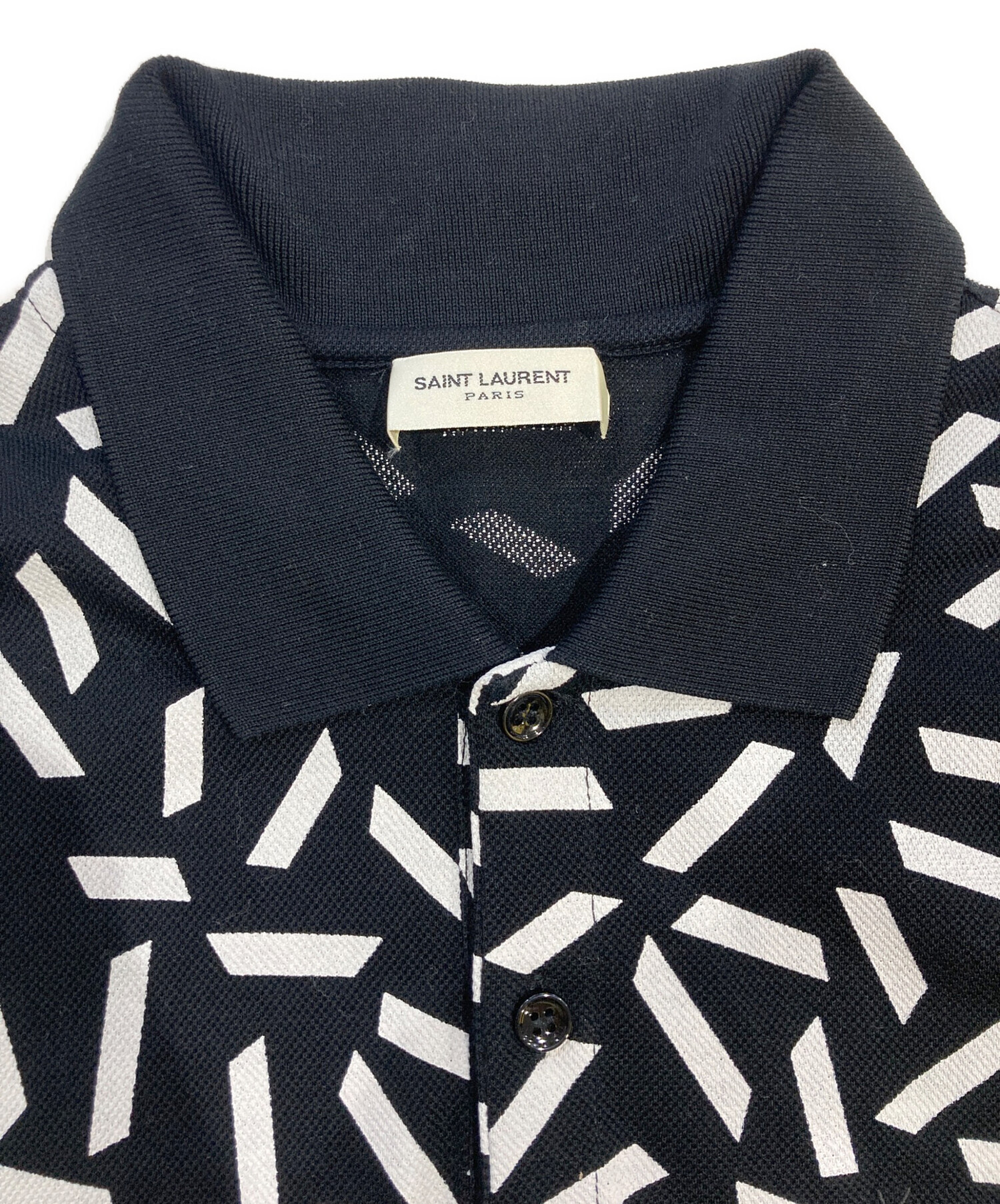 【SAINT LAURENT PARIS】 ポロシャツ_Lサイズ_定価4万程度 中古・古着通販】Saint Laurent Paris (サンローランパリ) ジオ