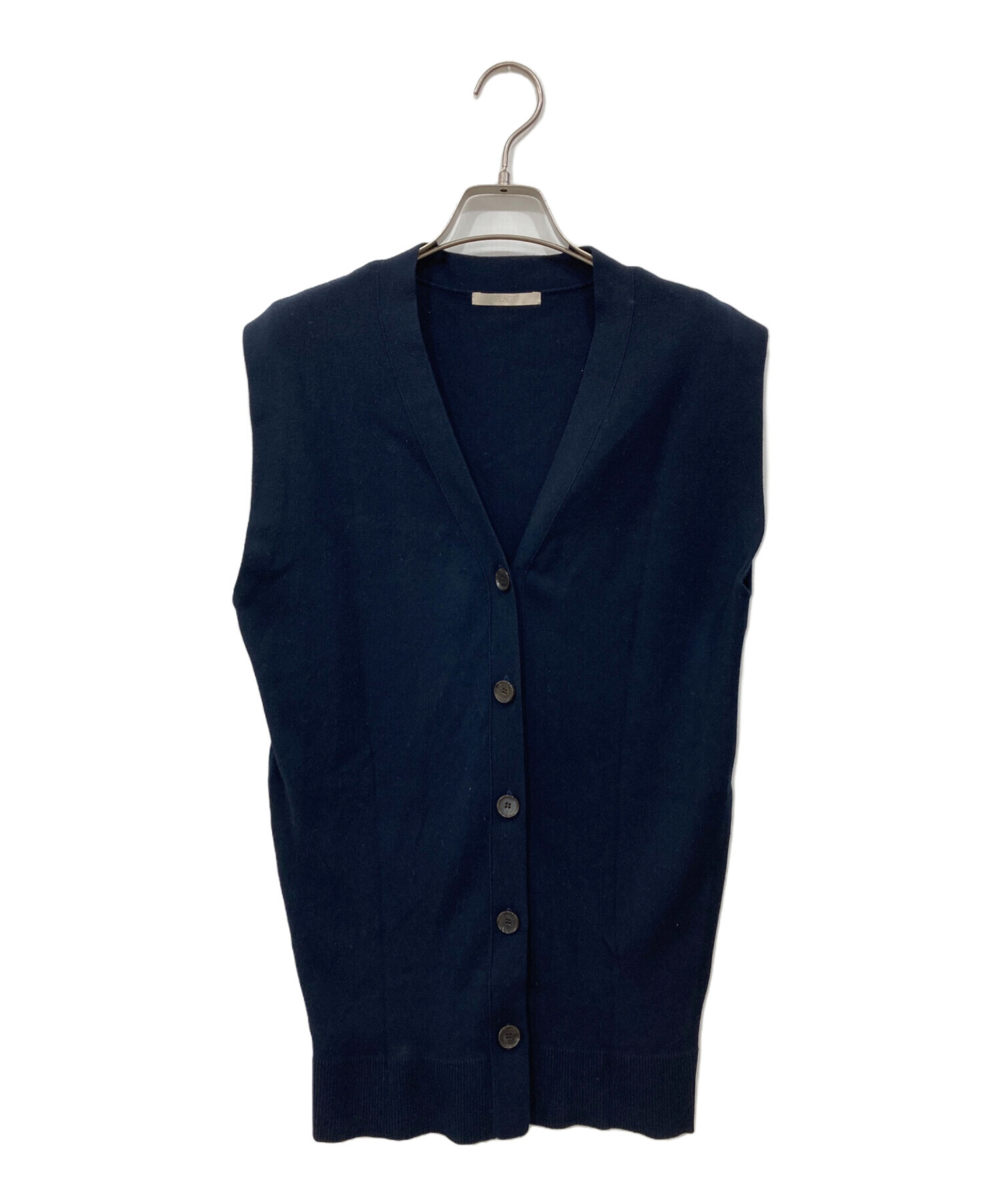 plage CRAFT curvy カーディガン ネイビー 中古・古着通販】Plage (プラージュ) CRAFT curvy カーディガン