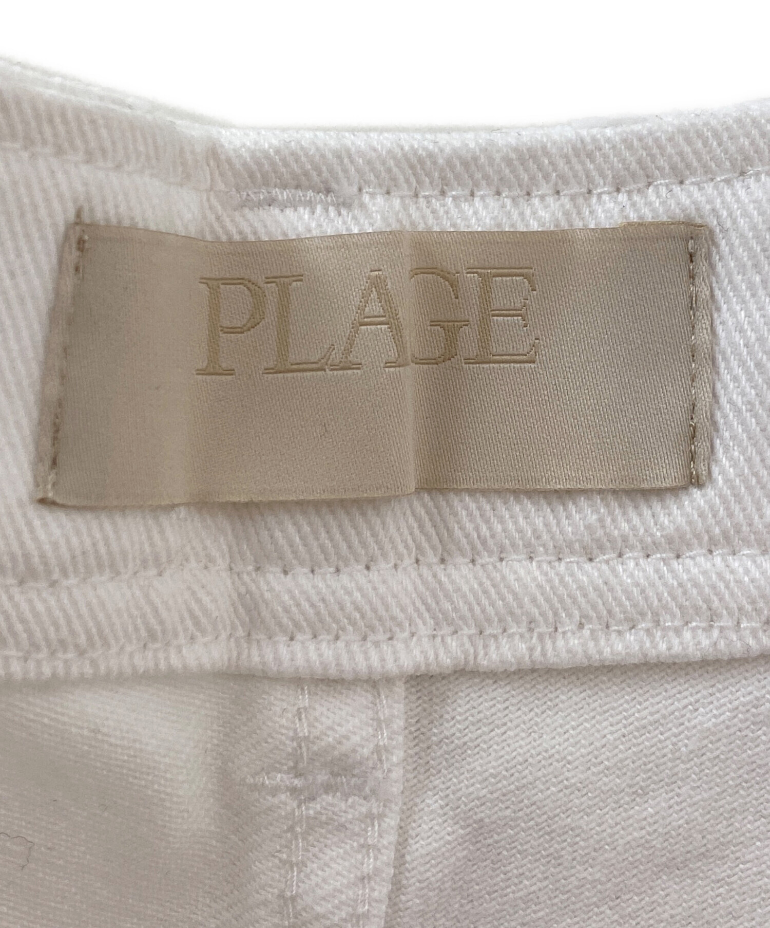 中古・古着通販】Plage (プラージュ) CHINO BAGGY パンツ ホワイト