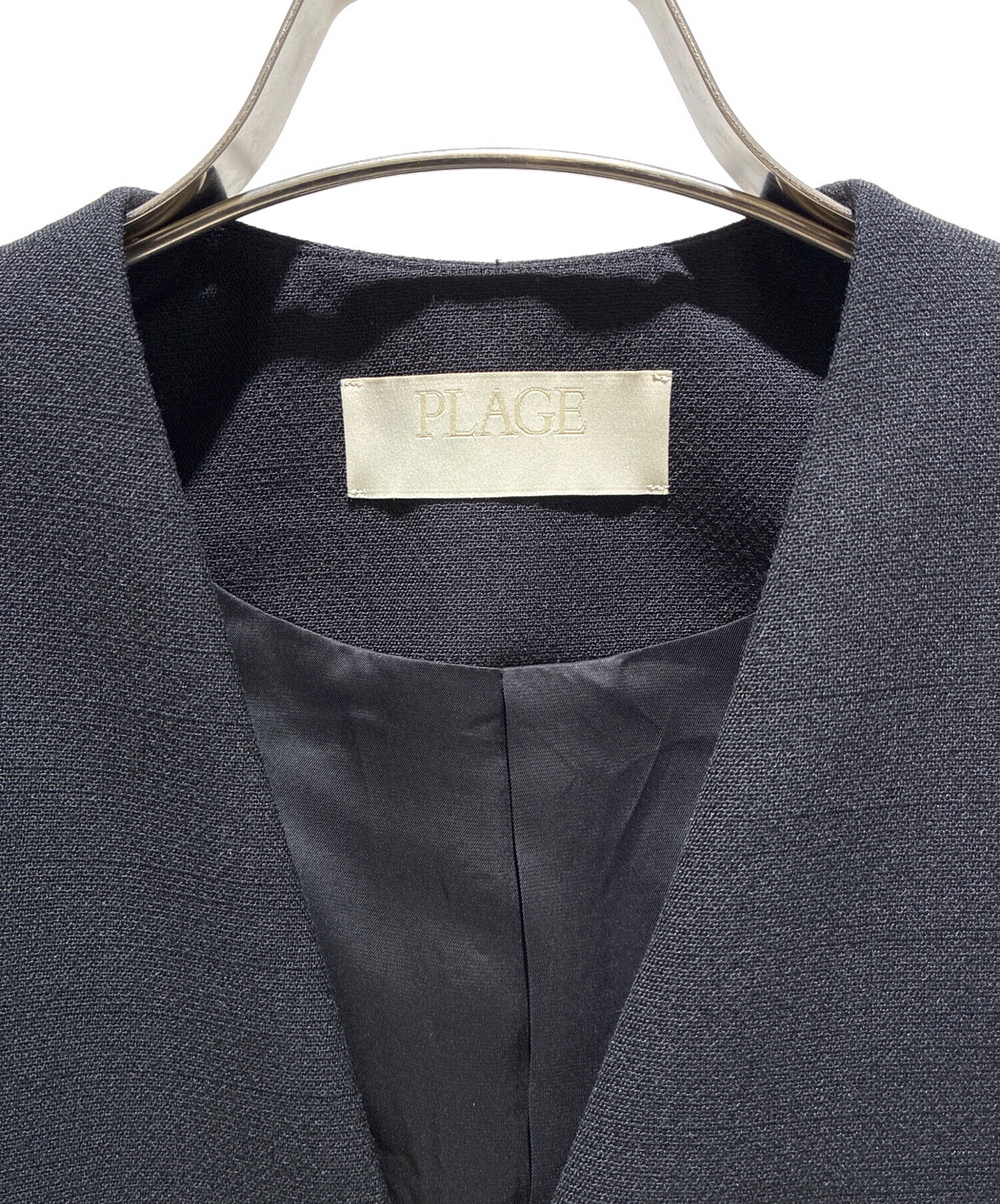 中古・古着通販】Plage (プラージュ) Collarless Oversized Jacket
